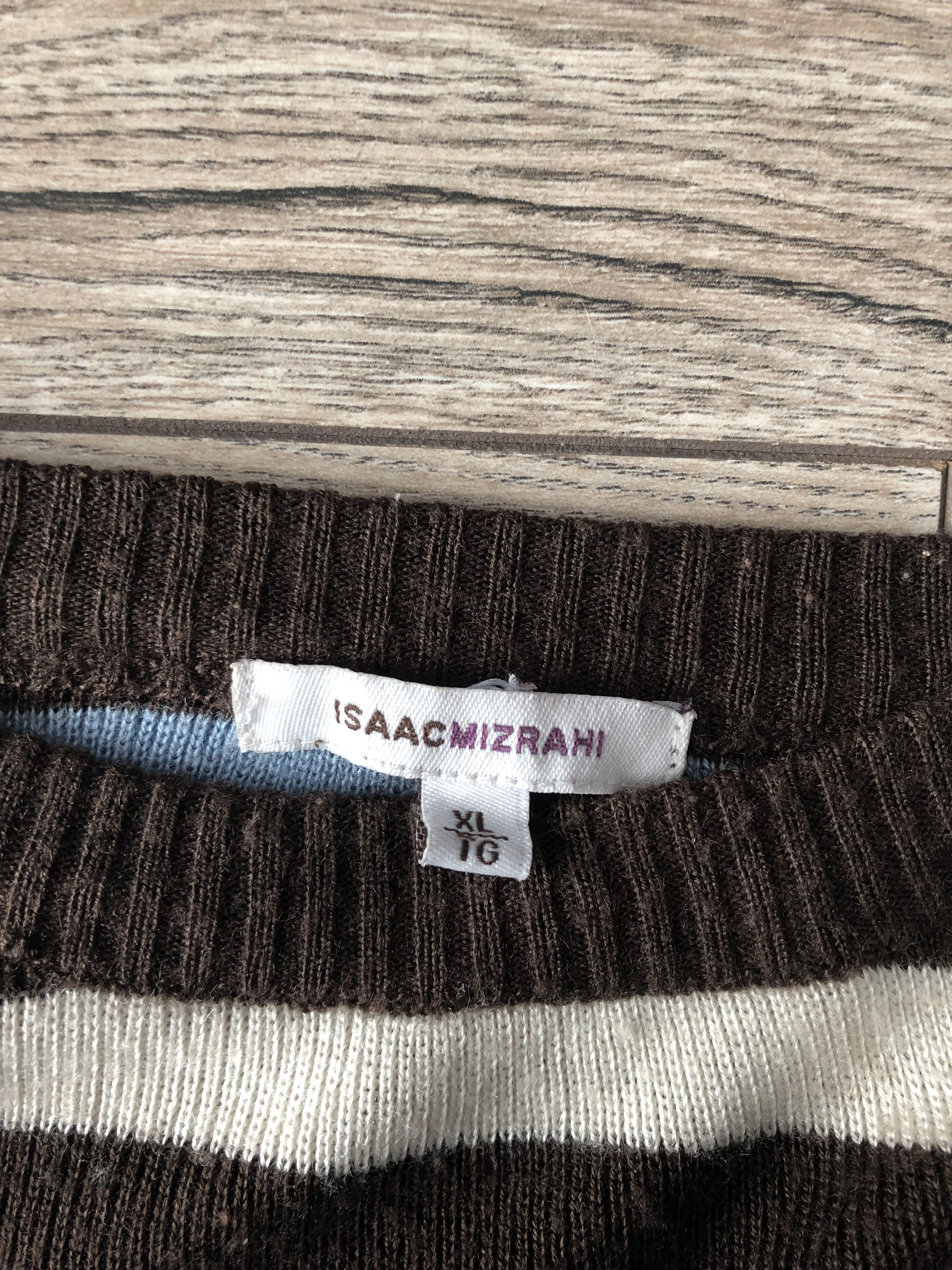 Isaac Mizrahi × Vintage Vintage Striped Isaac Mizrahi Sweater Size XL Size US XL / EU 56 / 4 - 5 Thumbnail