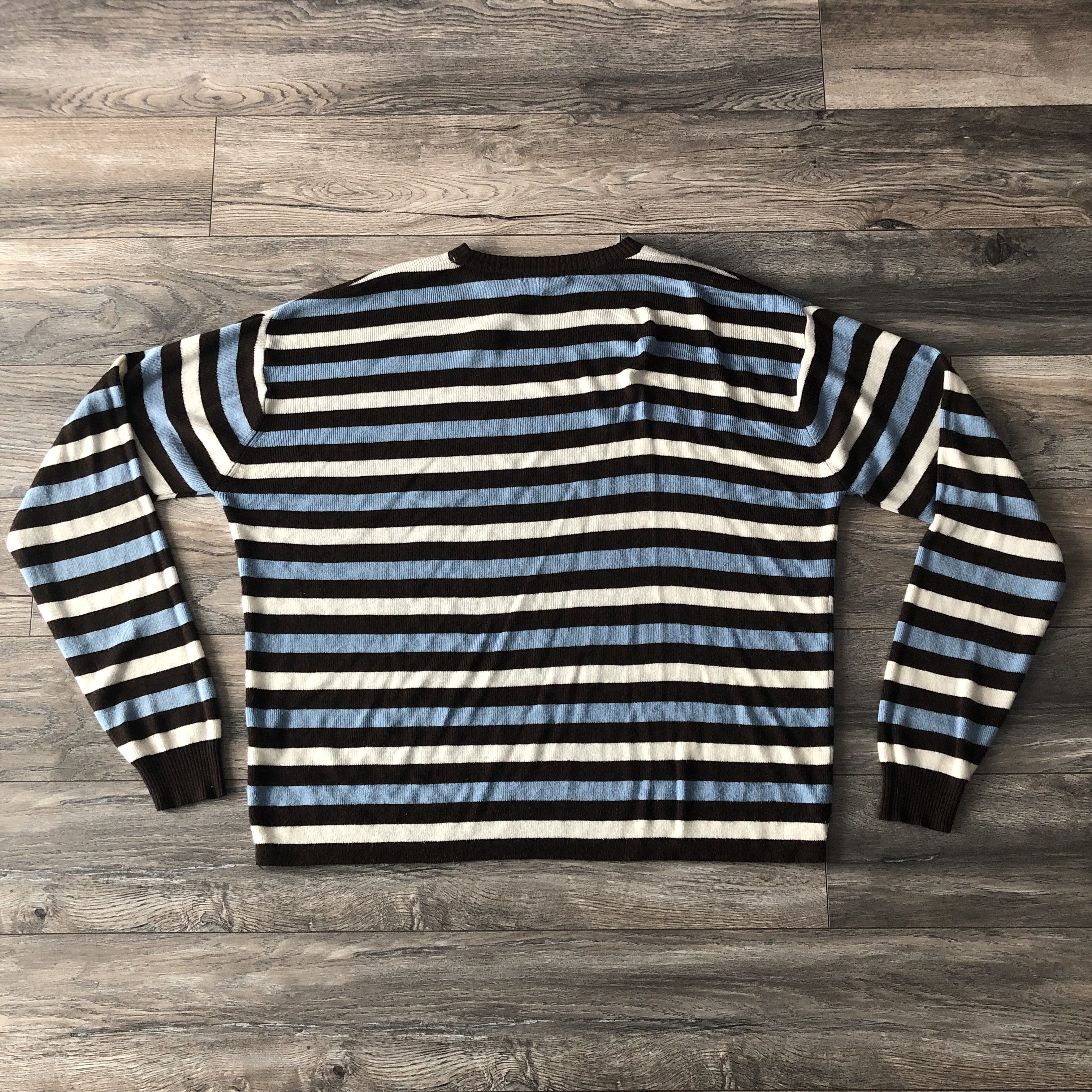 Isaac Mizrahi × Vintage Vintage Striped Isaac Mizrahi Sweater Size XL Size US XL / EU 56 / 4 - 4 Thumbnail