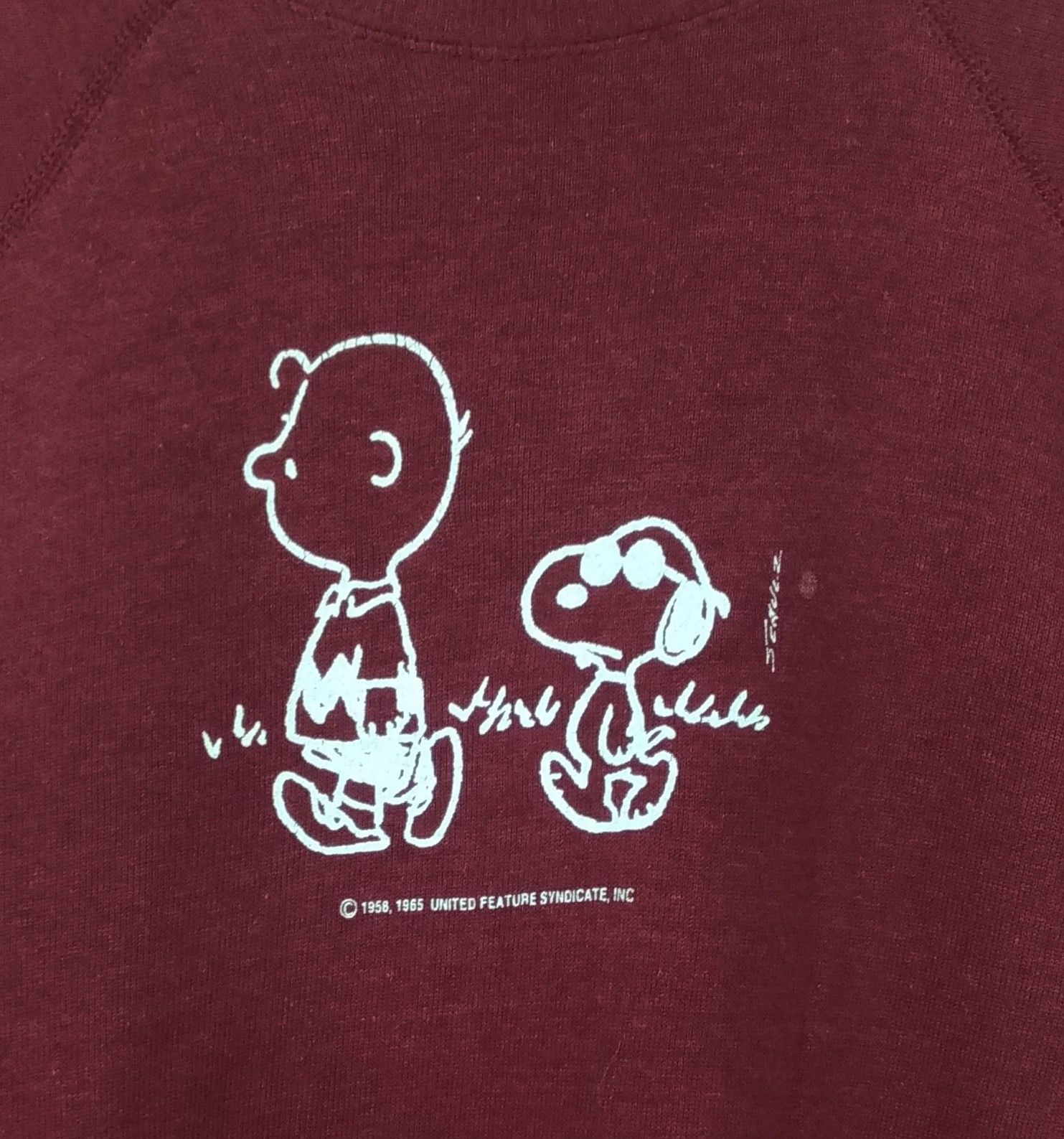Peanuts × Vintage Rare!! Vintage Peanuts Charlie Brown & Snoopy Crewneck Size US M / EU 48-50 / 2 - 4 Thumbnail