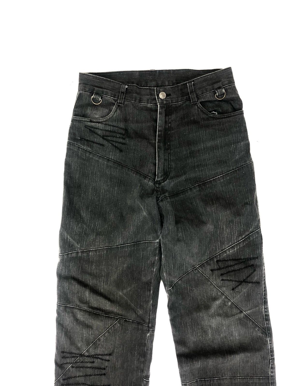 Japanese Brand Japanese Brand Slash Number Jeans Size US 28 / EU 44 - 3 Thumbnail