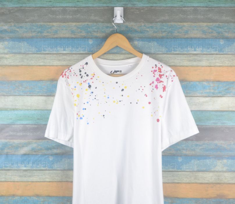 Uniqlo Uniqlo Futura Paint splash T-Shirt | Grailed