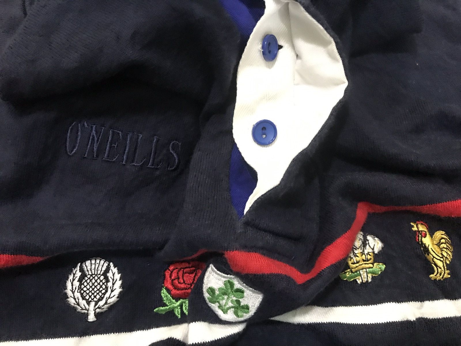 O'Neills O'NEILL'S IRELAND RUGBY LONG SLEEVE SHIRT JERSEY Size US L / EU 52-54 / 3 - 9 Thumbnail