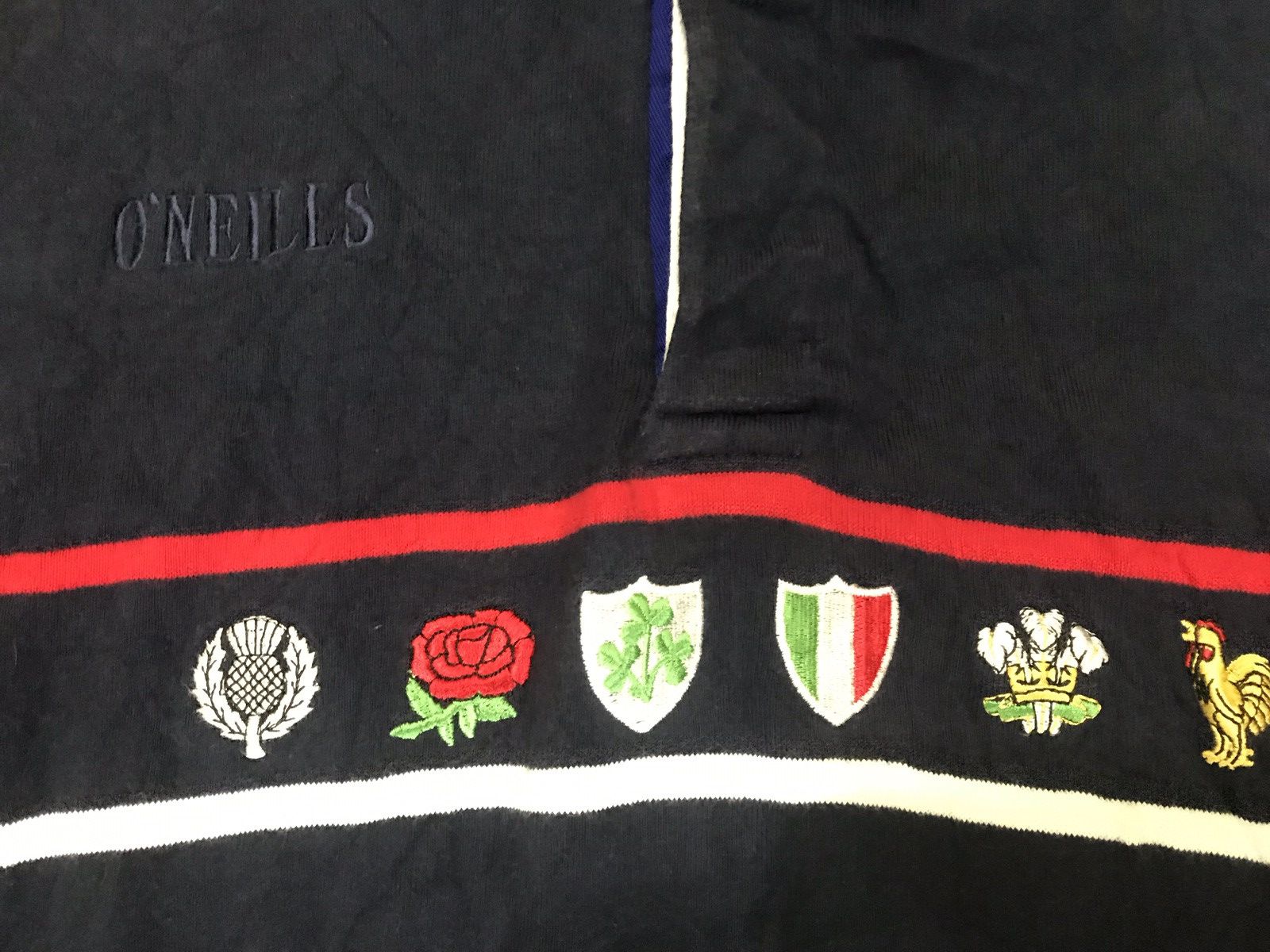 O'Neills O'NEILL'S IRELAND RUGBY LONG SLEEVE SHIRT JERSEY Size US L / EU 52-54 / 3 - 7 Thumbnail