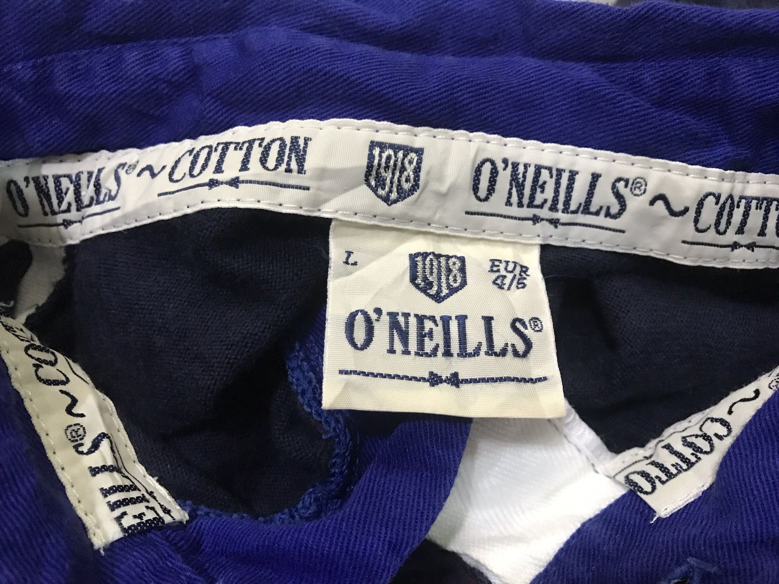 O'Neills O'NEILL'S IRELAND RUGBY LONG SLEEVE SHIRT JERSEY Size US L / EU 52-54 / 3 - 5 Thumbnail