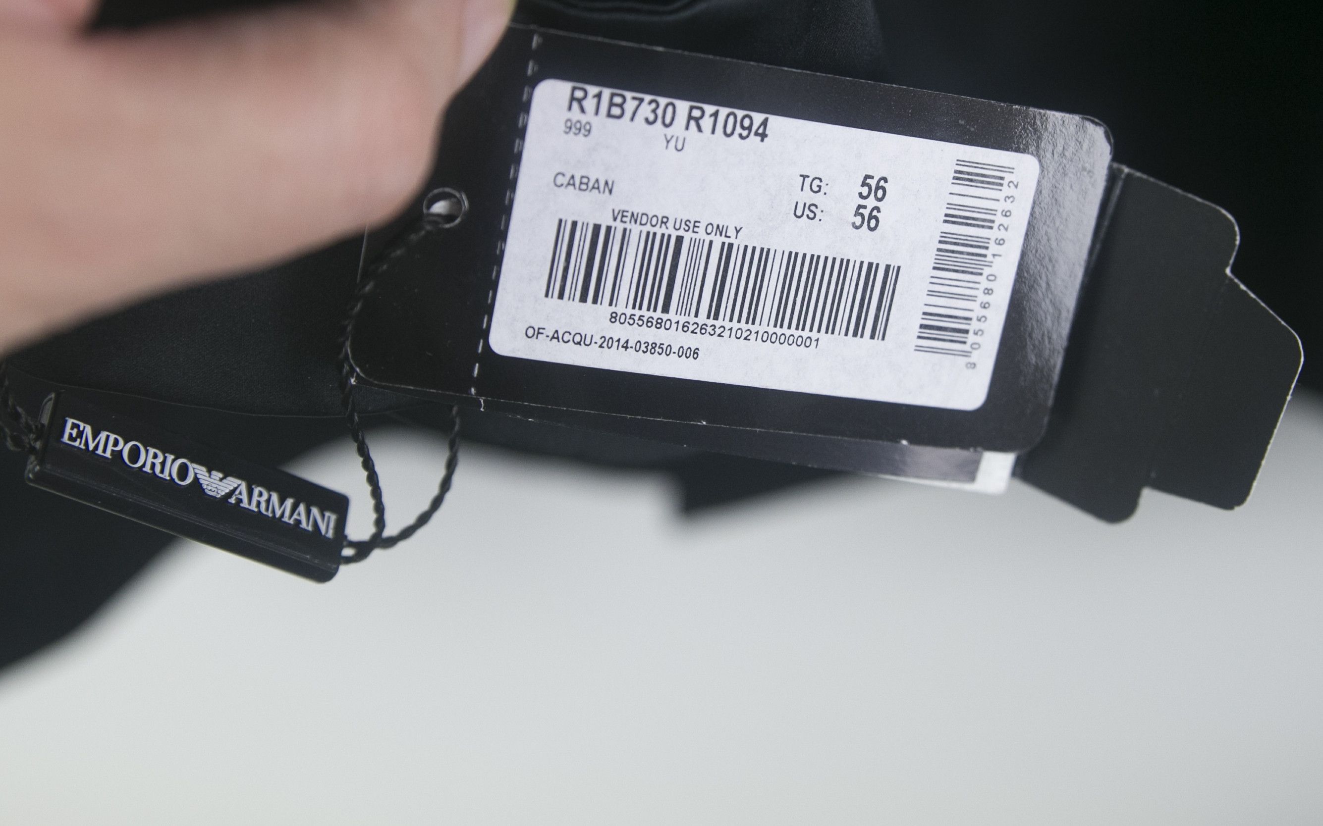 Emporio Armani NWT Emporio Armani CABAN COAT R1B730 R1094 Black Size 56 Size US XL / EU 56 / 4 - 6 Thumbnail