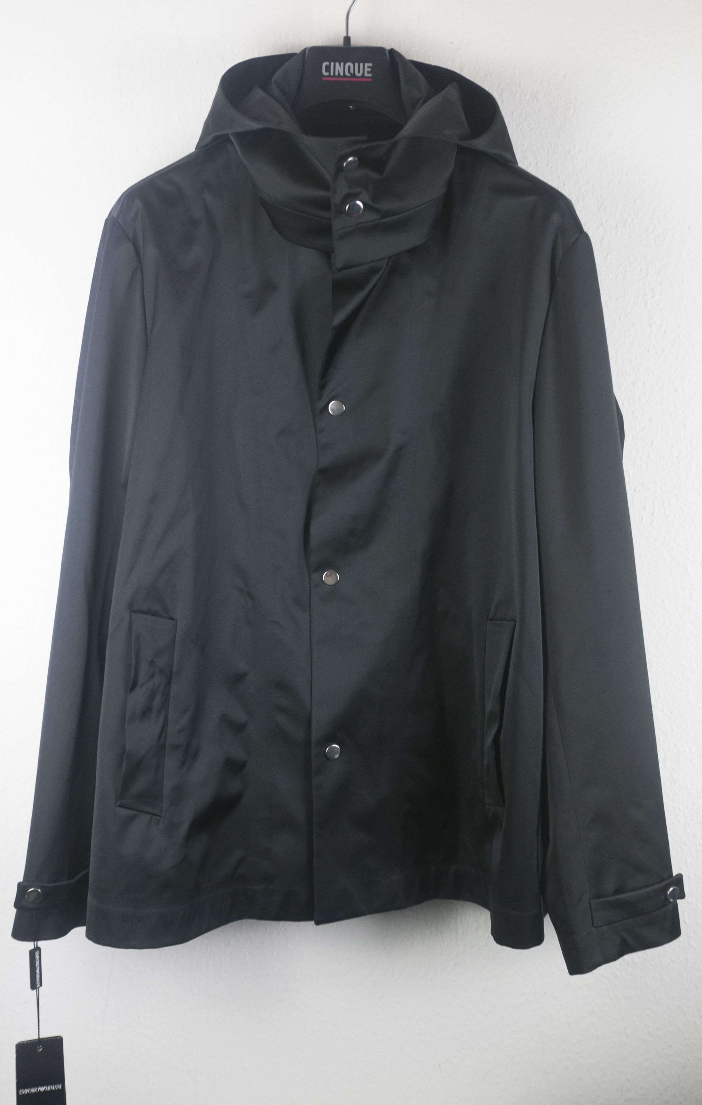 Emporio Armani NWT Emporio Armani CABAN COAT R1B730 R1094 Black Size 56 Size US XL / EU 56 / 4 - 1 Thumbnail