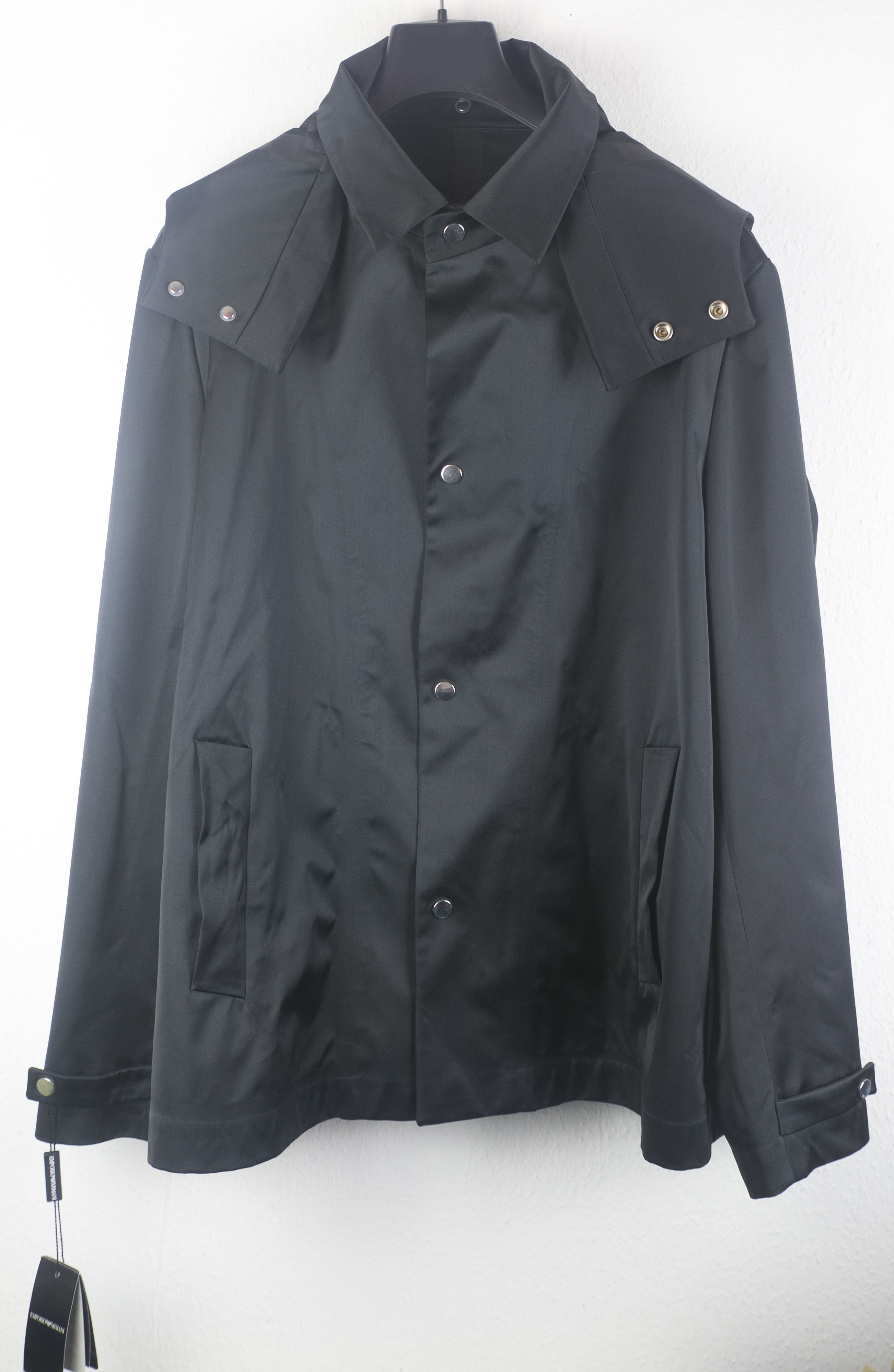 Emporio Armani NWT Emporio Armani CABAN COAT R1B730 R1094 Black Size 56 Size US XL / EU 56 / 4 - 2 Thumbnail