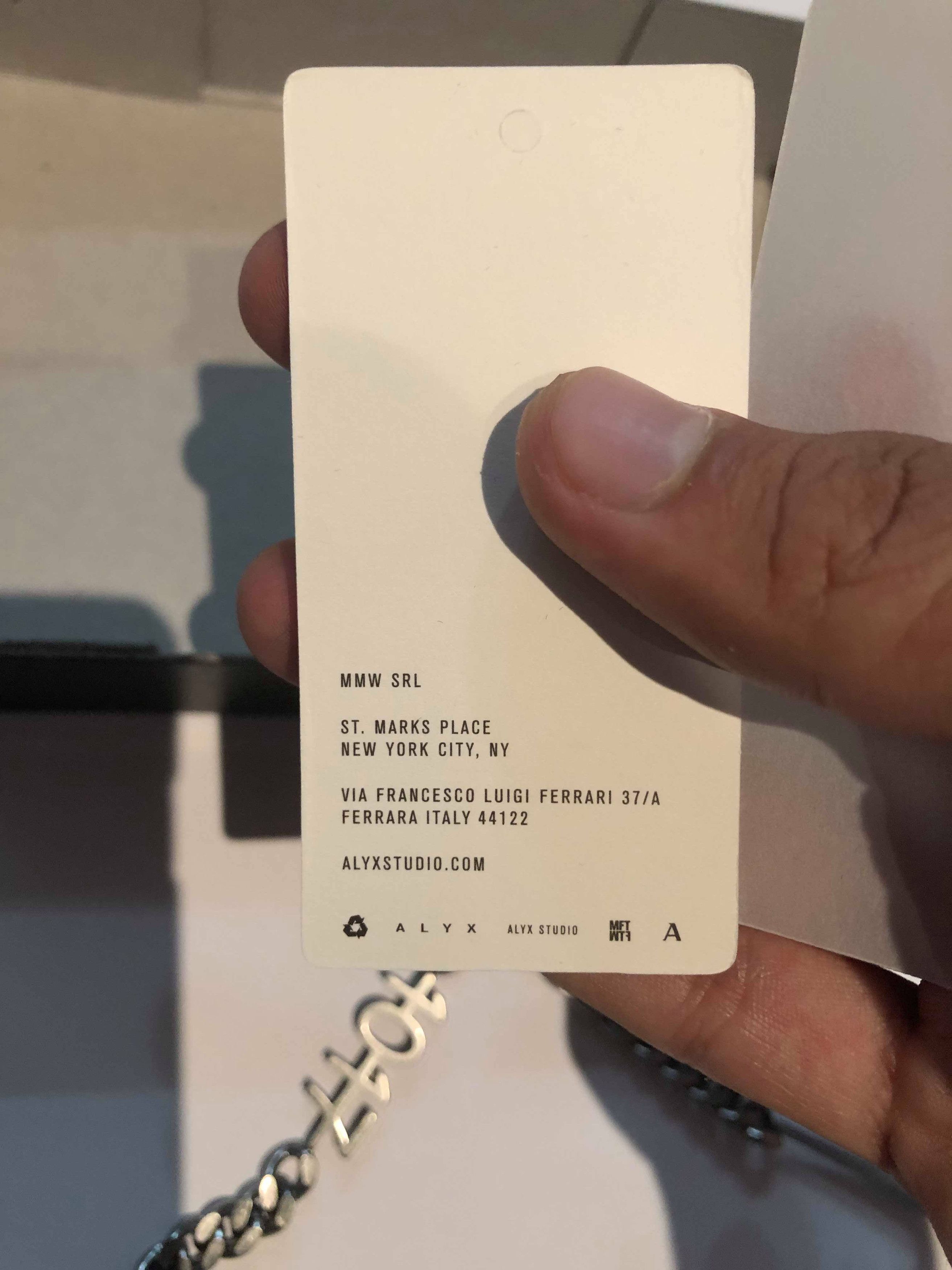 Alyx Alyx FW19 Nordstrom/Webstore exclusive hero chain Size ONE SIZE - 10 Thumbnail