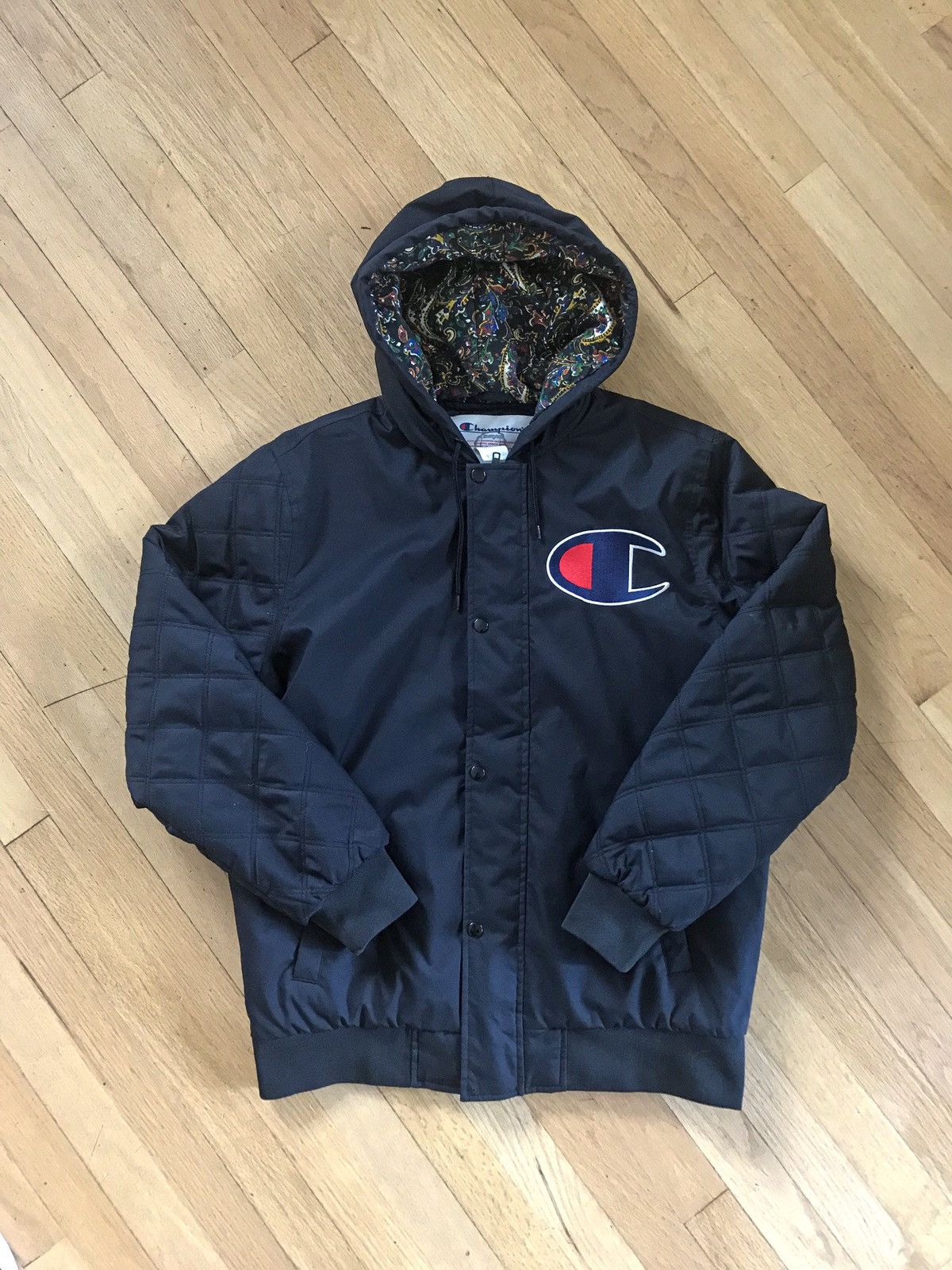 Supreme Supreme x Champion Paisley Quilted Jacket FW13 | Grailed