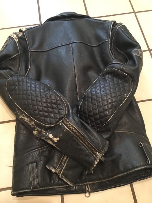 Harley Davidson Harley Davidson Quilted Biker Cowhide Leather Moto Jacket