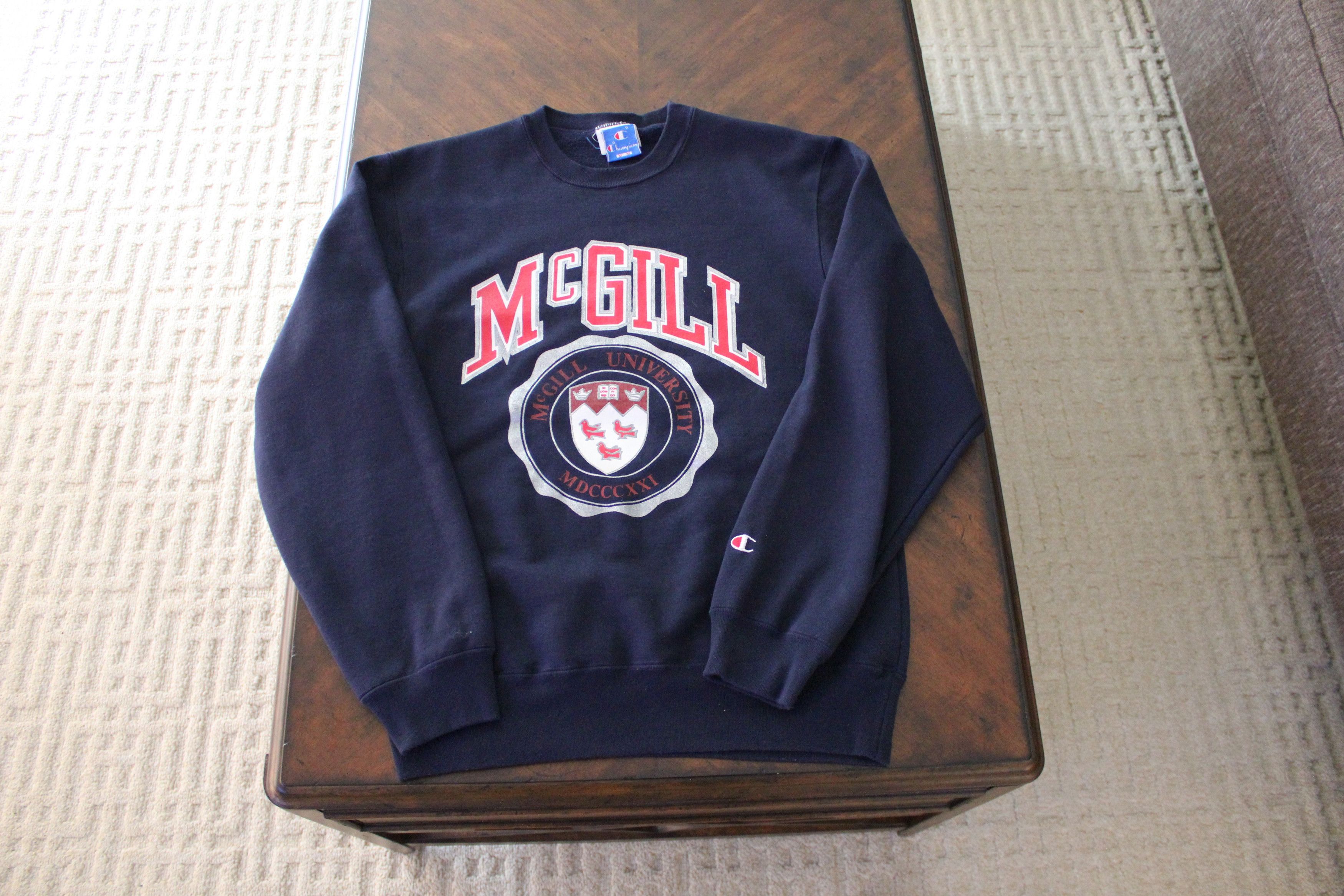 Vintage best sale mcgill sweatshirt