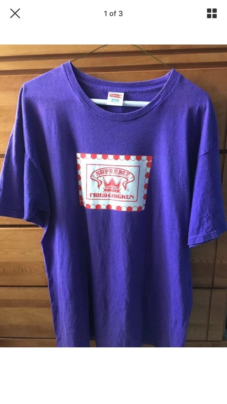 Supreme Fried Chicken Tee Size Large