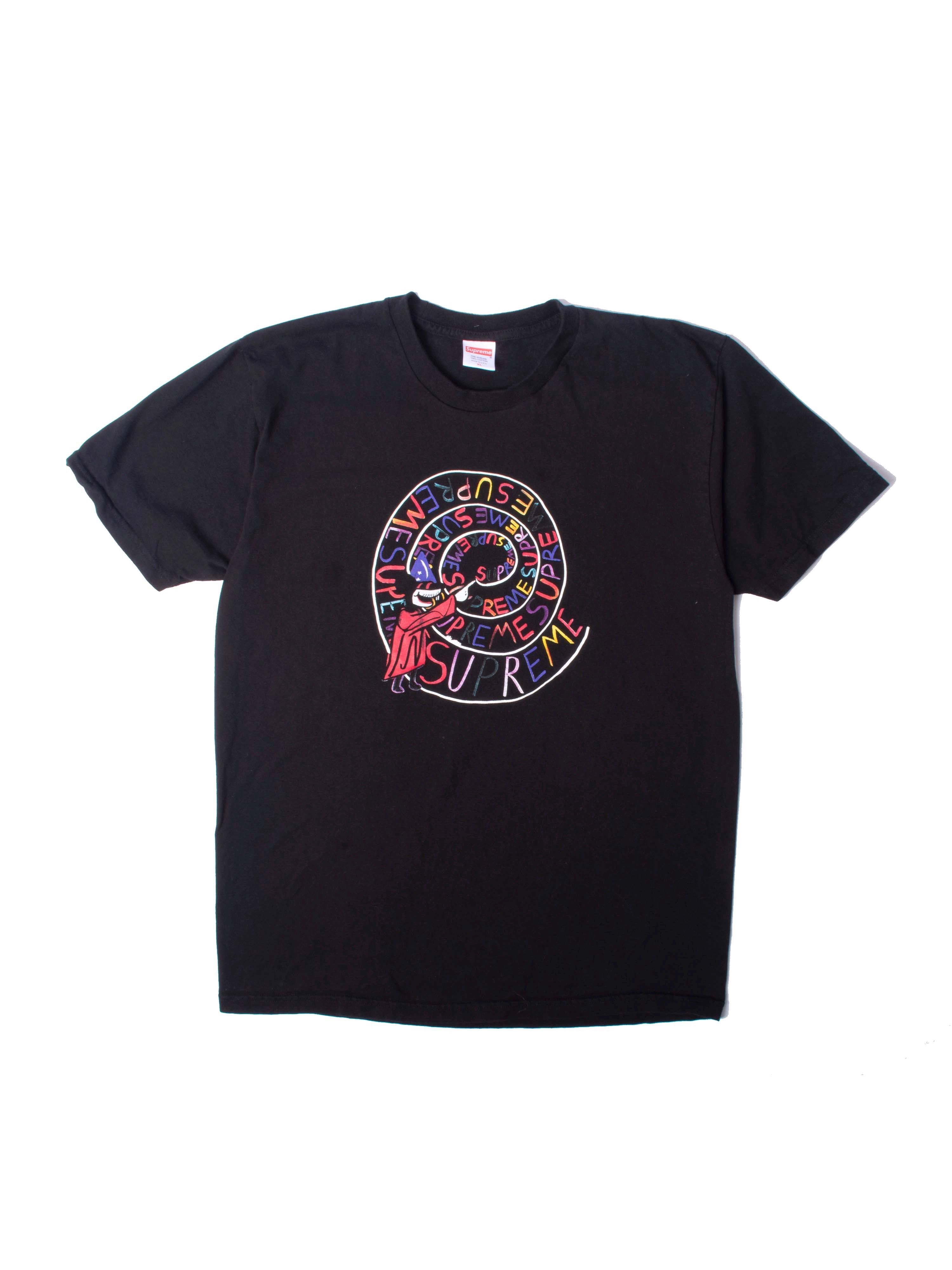 Supreme SS17 Joe Roberts Swirl Tee 白 (ステッカー付き) Supreme-Joe-Roberts-Swirl-Tee-