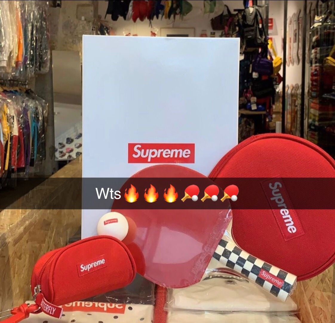 Supreme Butterfly Table Tennis Racket Set | Grailed