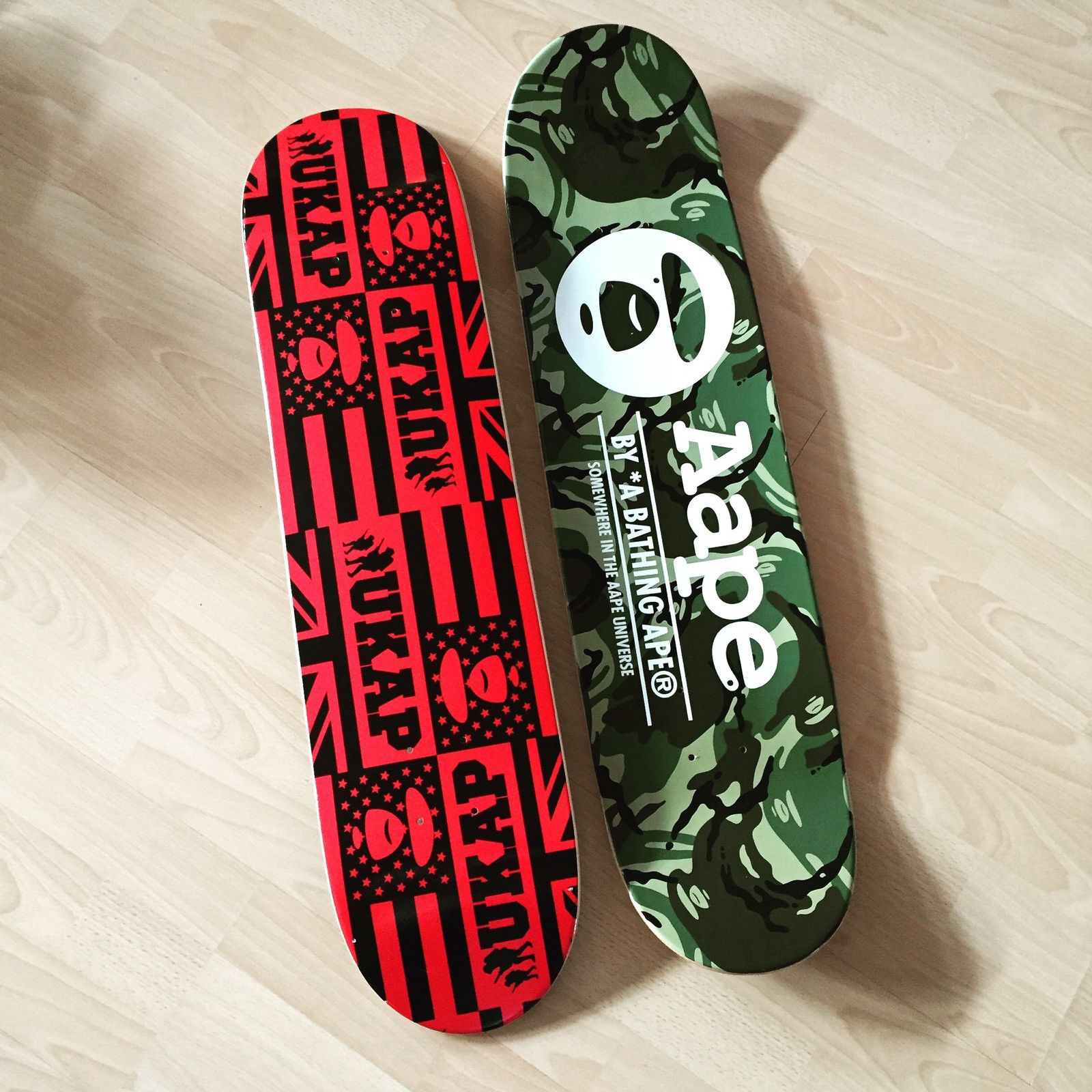 A BATHING APE BAPE ABC Camo Cruiser Deck Green スケートボード A