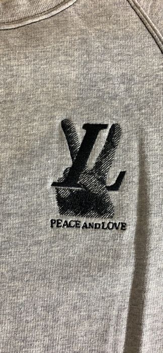 LOUIS VUITTON PEACE AND LOVE SWEATSHIRT (Pre-owned) Men Size Small