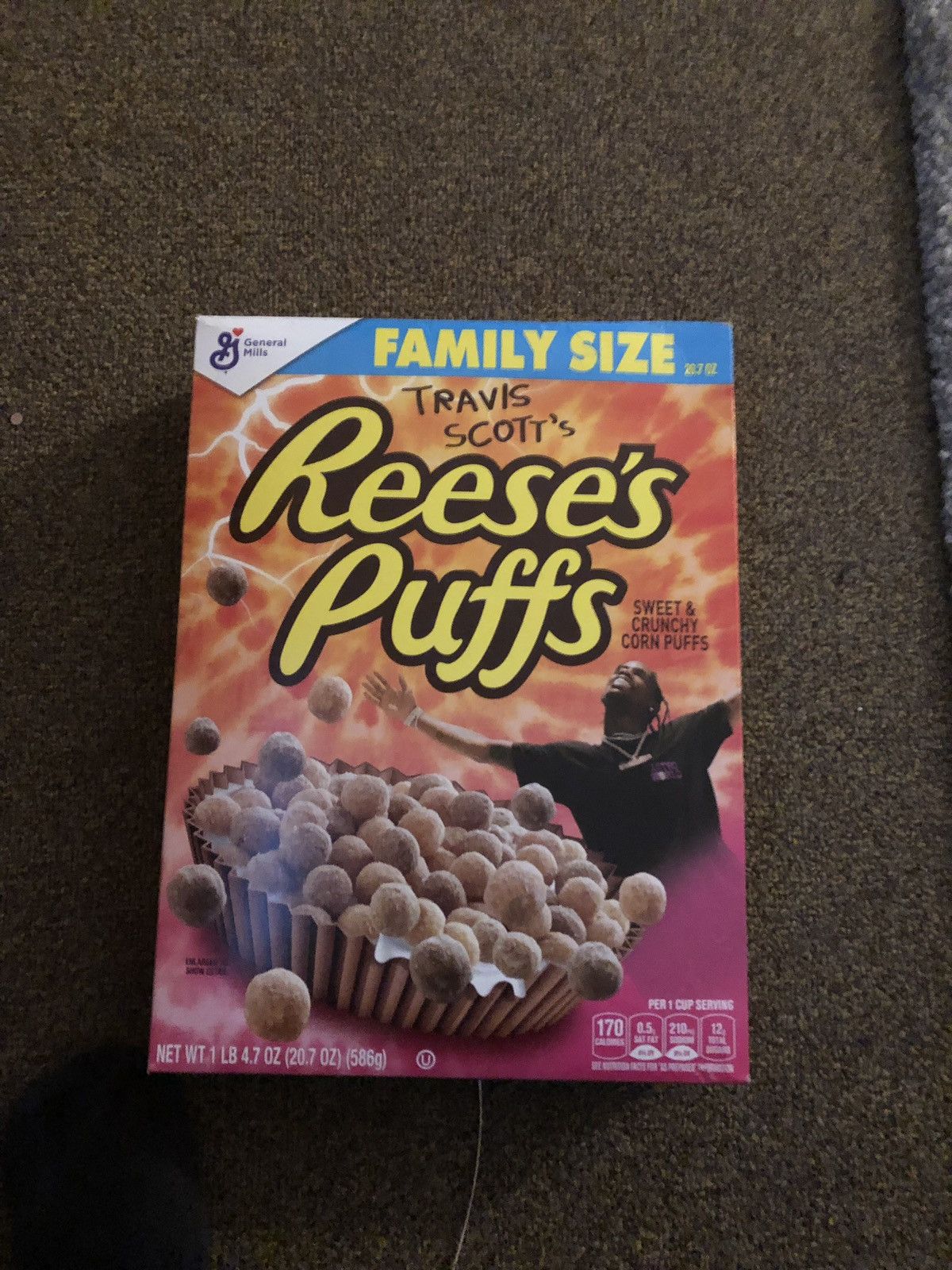 Travis Scott Travis Scott Cereal Box Astroworld Cactus Jack family size