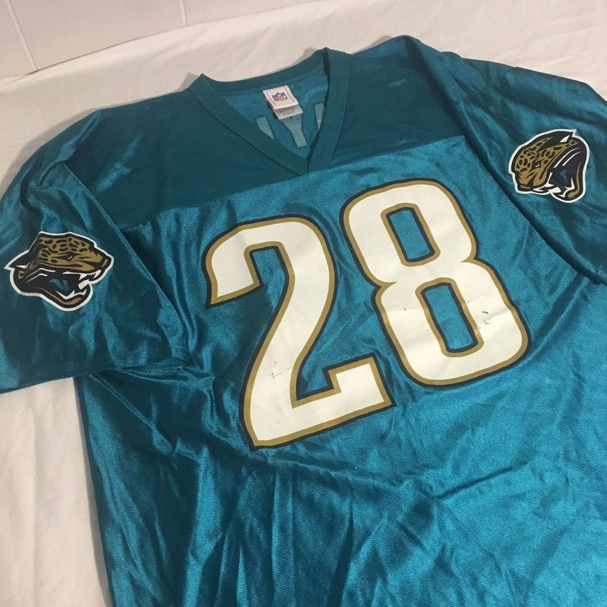 00's Fred Taylor Jacksonville Jaguars Reebok NFL Jersey Size XL – Rare VNTG