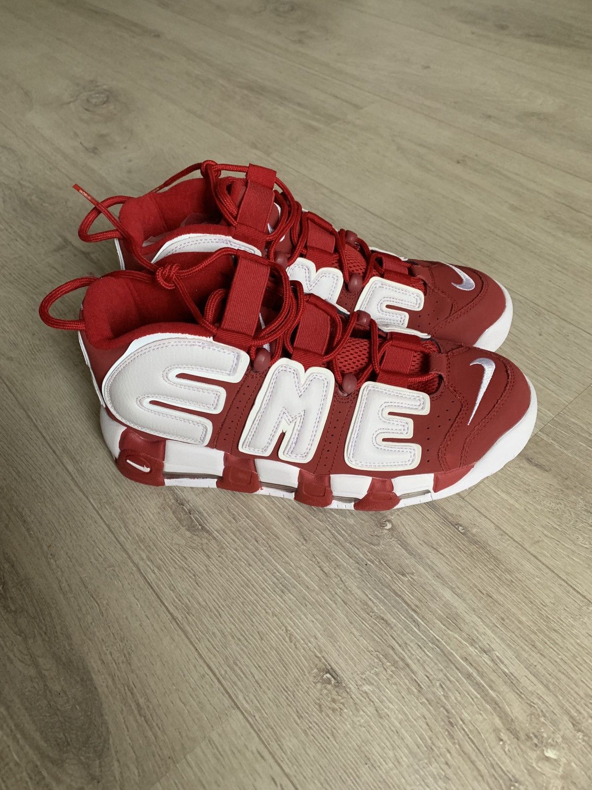 Nike × Supreme Supreme x Nike Air More Uptempo “ Suptempo “ Red 