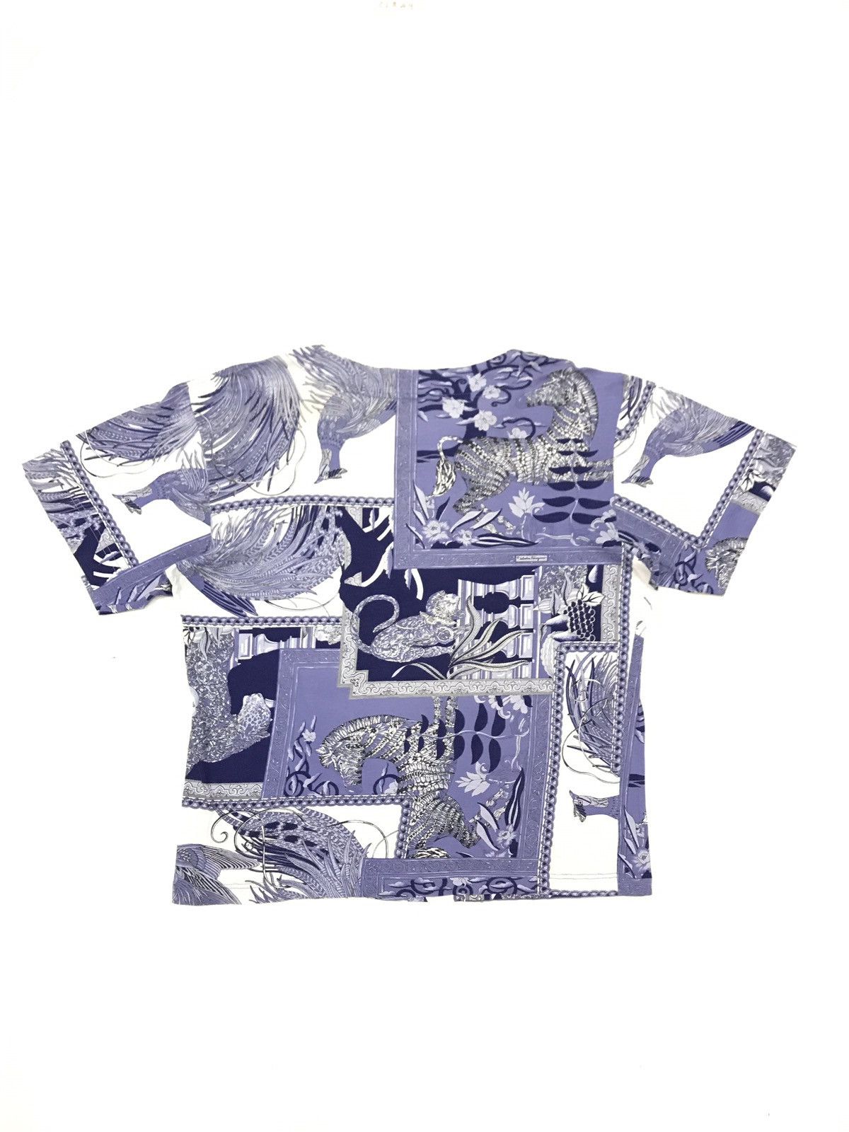 Salvatore Ferragamo × Vintage 💥💥SALVATORE FERRAGAMO VINTAGE FULL PRINT SHIRT SIZE M Size US M / EU 48-50 / 2 - 2 Thumbnail