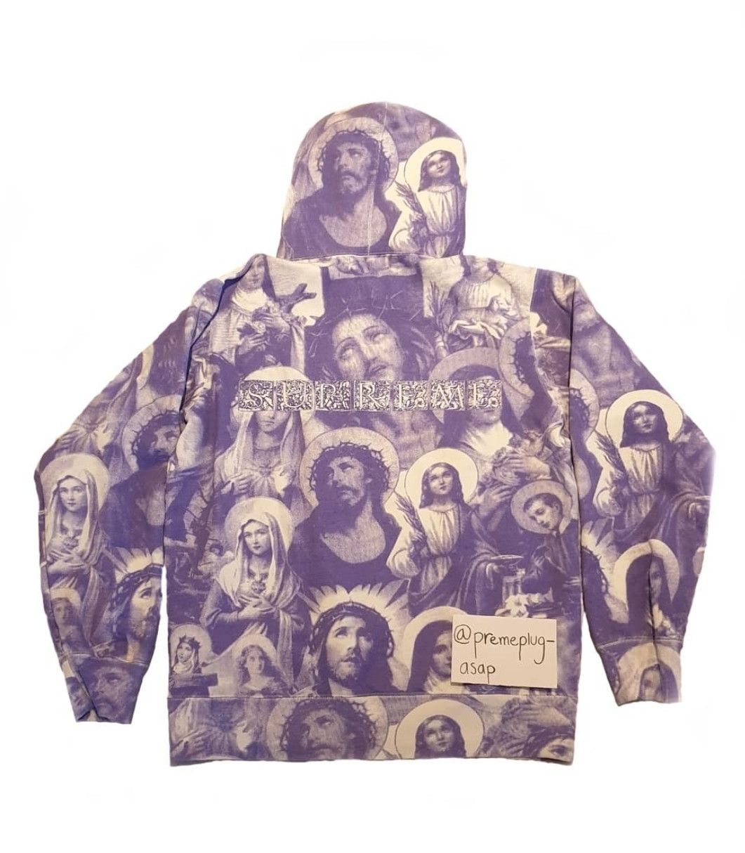 Supreme Supreme Jesus and Mary Hoodie Grailed