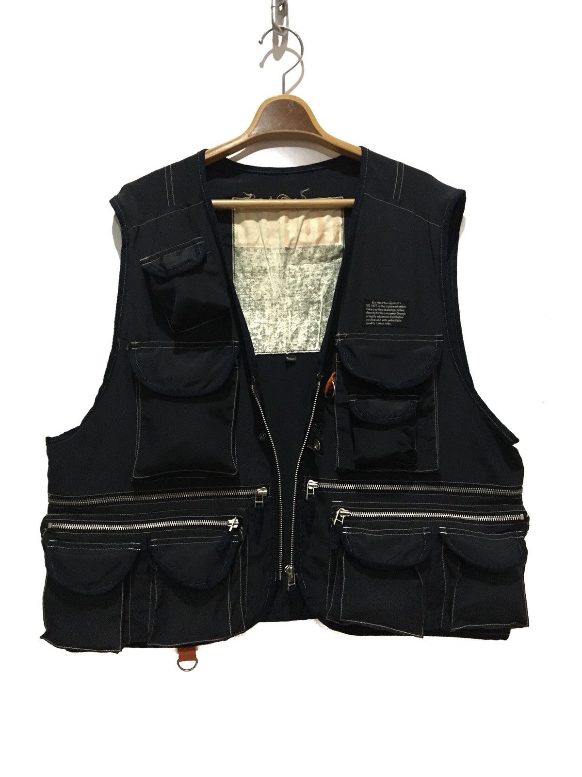 Japanese Brand Tactical Multi Pocket/Zippers Cargo Vest Size US M / EU 48-50 / 2 - 8 Thumbnail