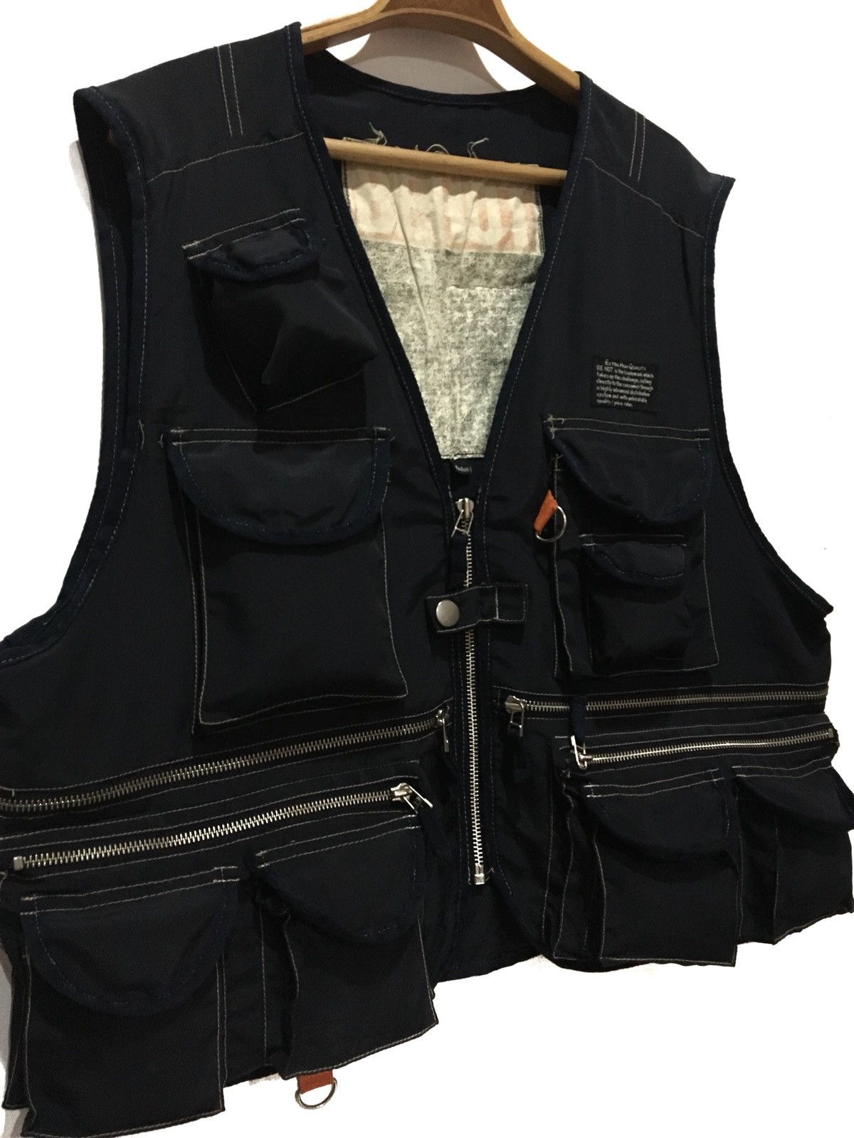 Japanese Brand Tactical Multi Pocket/Zippers Cargo Vest Size US M / EU 48-50 / 2 - 2 Thumbnail