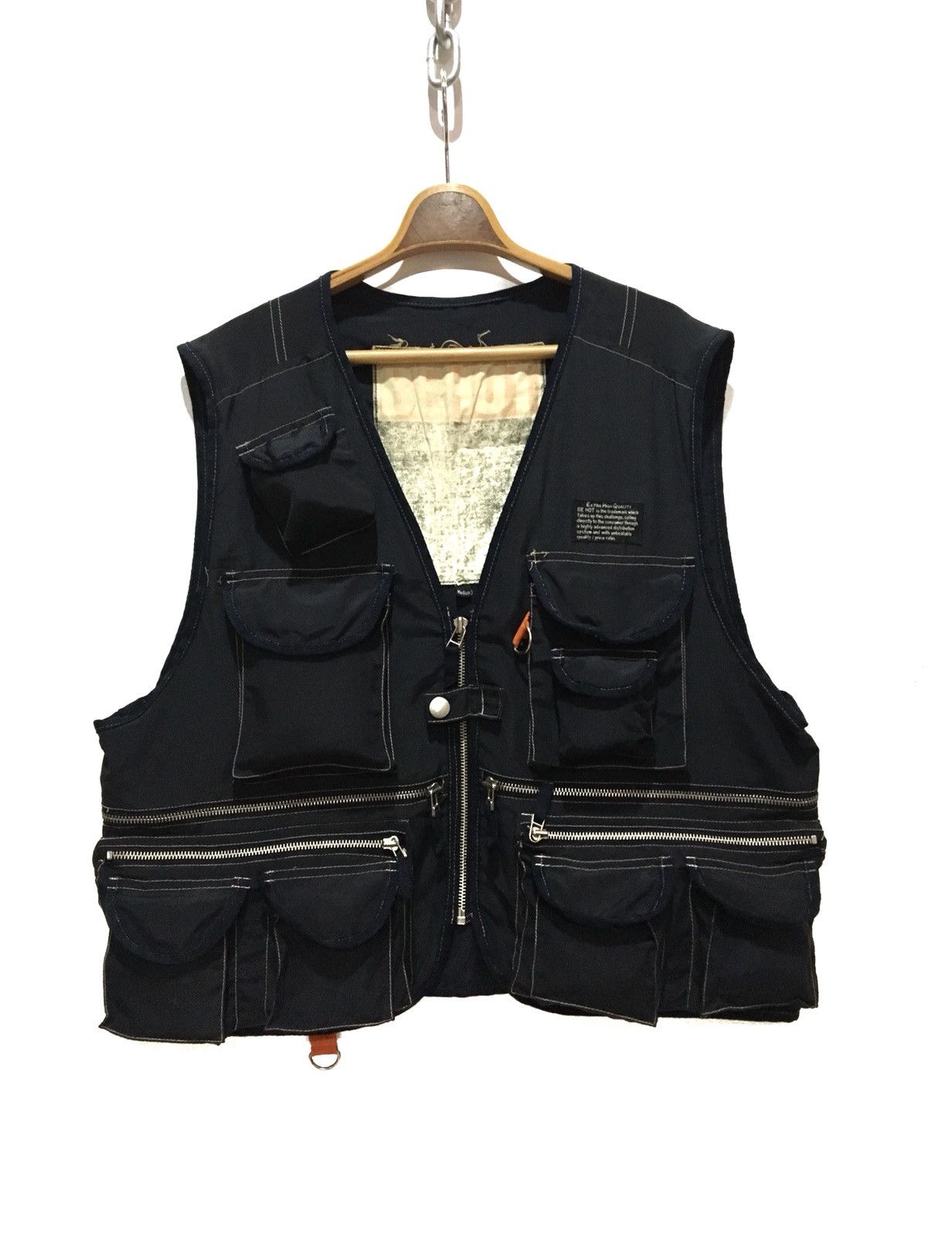 Japanese Brand Tactical Multi Pocket/Zippers Cargo Vest Size US M / EU 48-50 / 2 - 1 Thumbnail