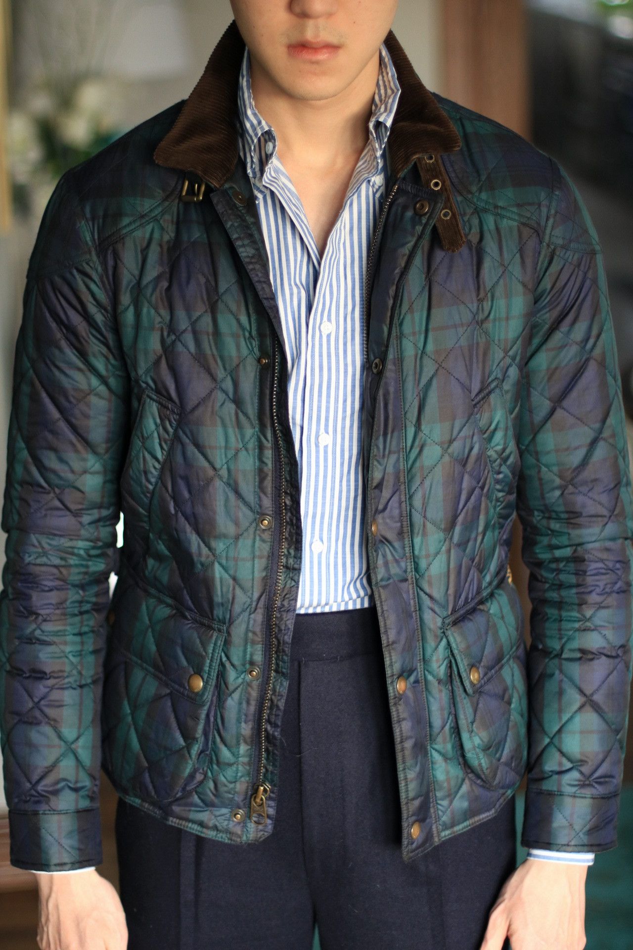 Polo Ralph Lauren Blackwatch Quilted Jacket Grailed