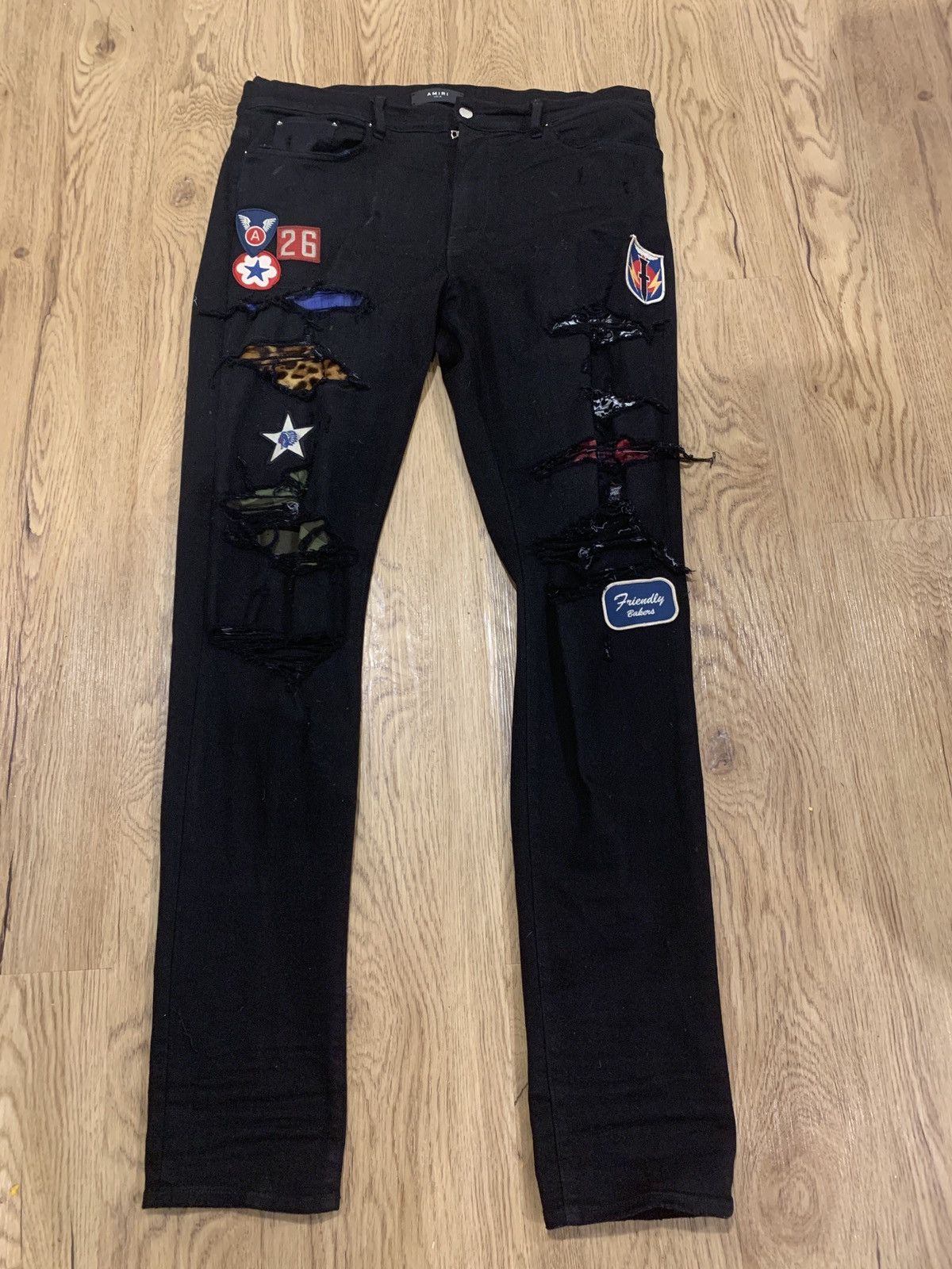 Amiri Amiri Art Patch Denim (1st Release) | Grailed