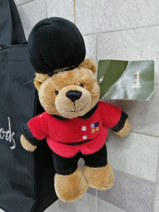 Vintage Harrods of Knightsbridge Mini Tote Bag Teddy Bear at Your