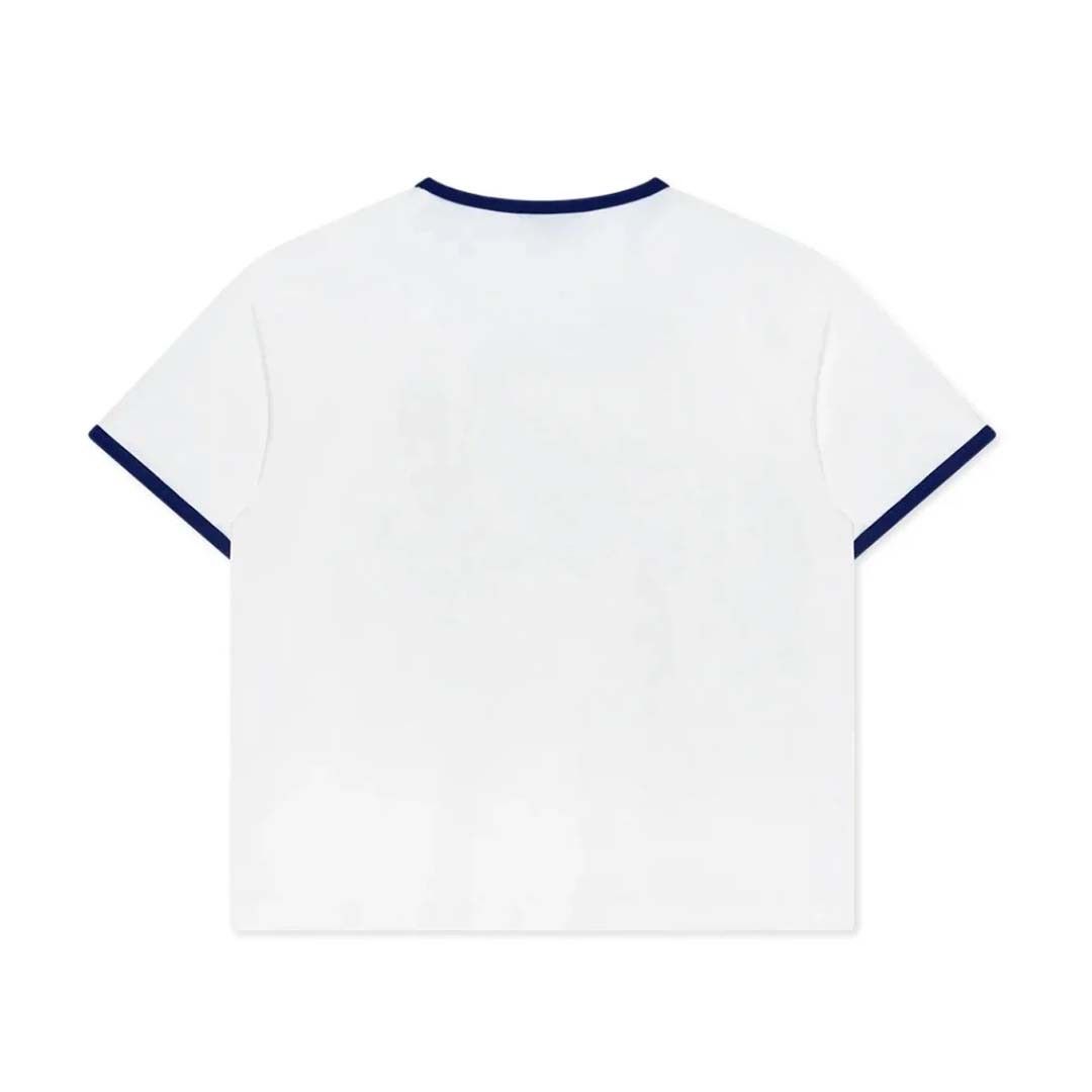 Other Righteous Holy Sacrifice Ringer Tee White Navy | Grailed
