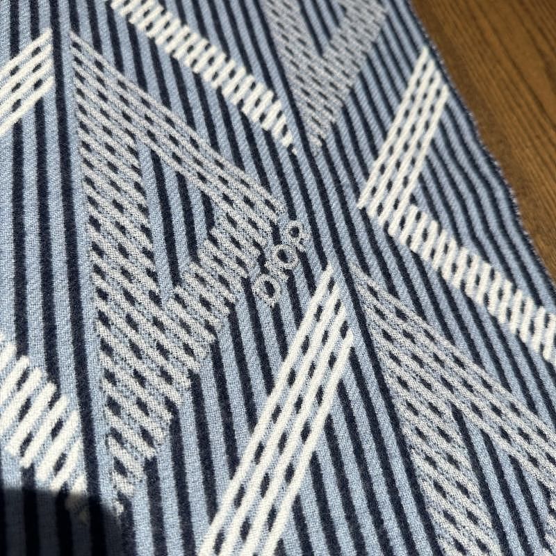Dior Dior Geometric Pattern Wool Scarf ONE SIZE | Grailed