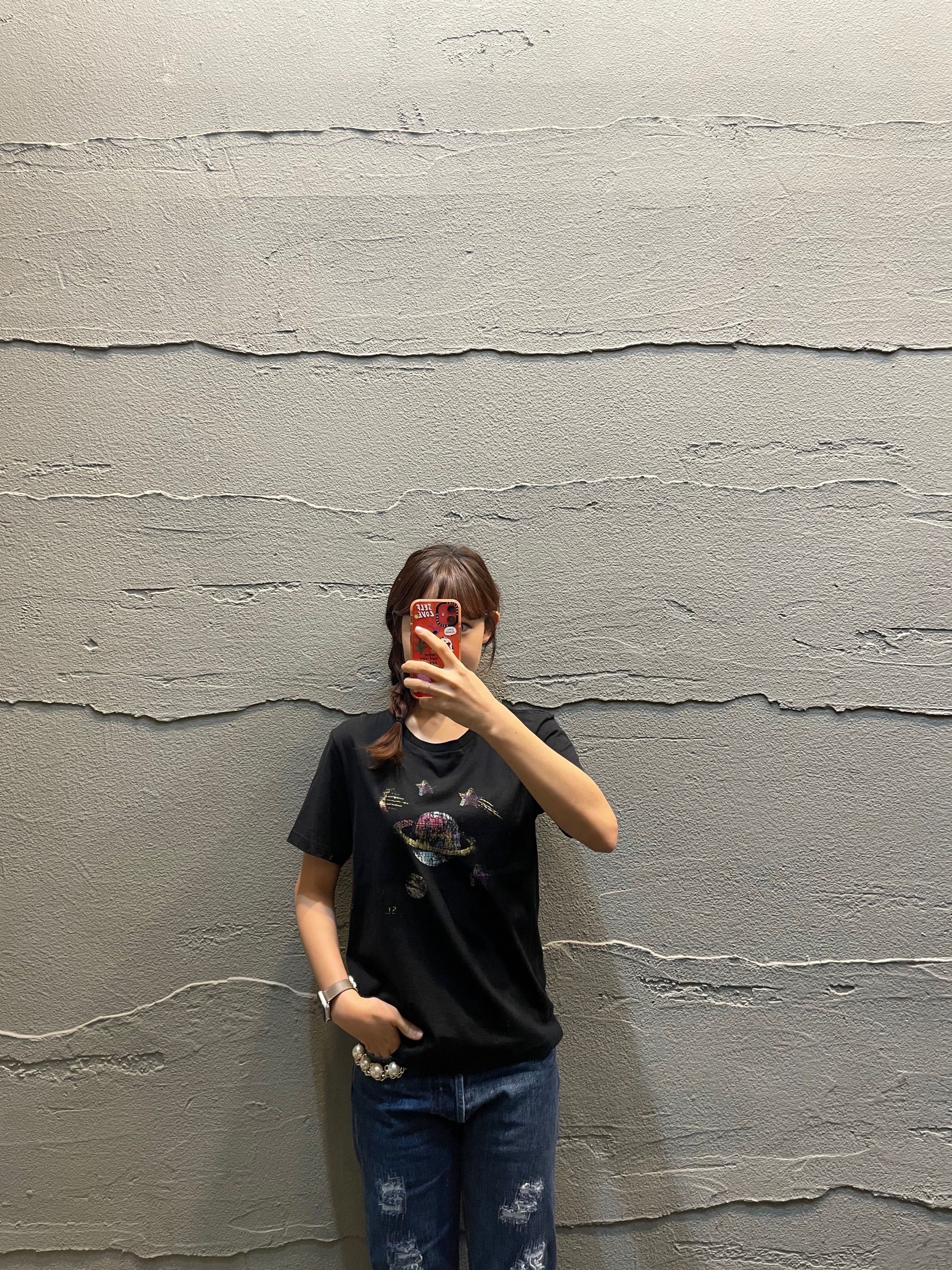 Yves Saint Laurent Black Universe T-Shirt Size S / US 4 / IT 40 - 4 Thumbnail
