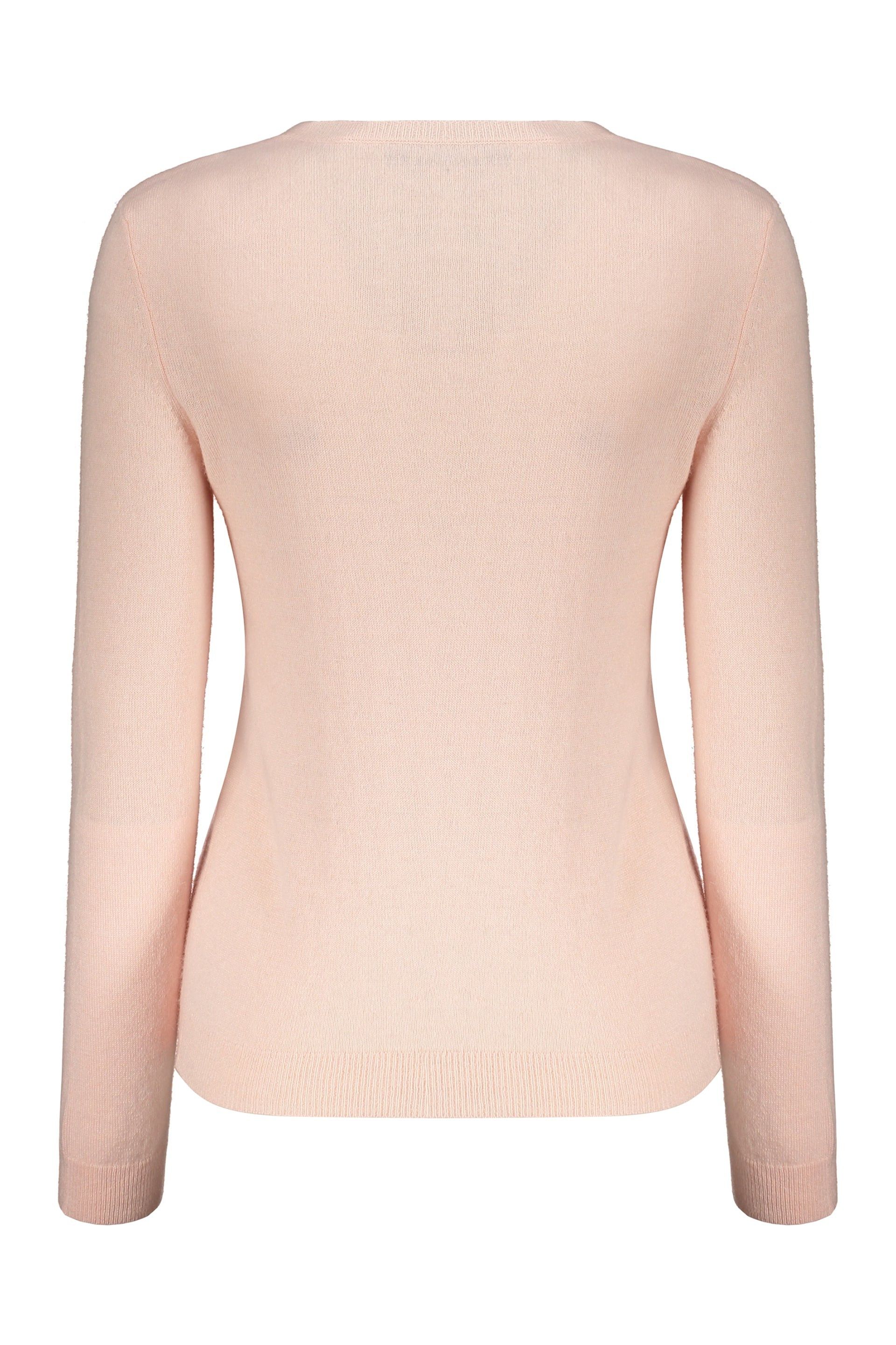 Valentino WOMEN'S PINK WOOL BLEND SWEATER Size M / US 6-8 / IT 42-44 - 2 Thumbnail