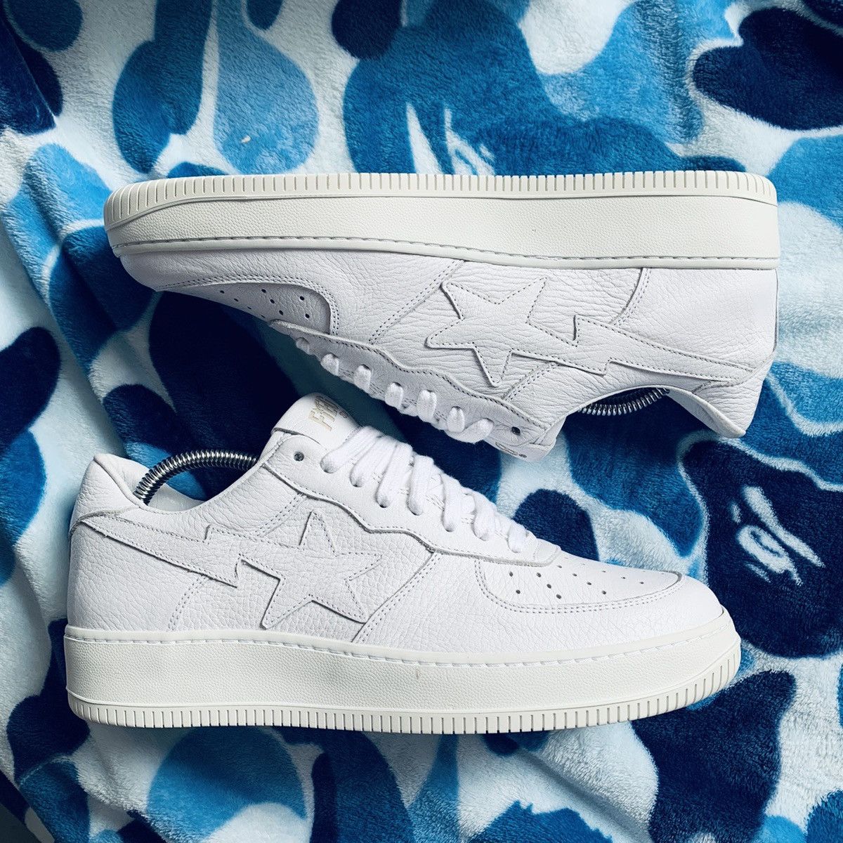 Bape Bape x Ronnie Fieg Bapesta Low Size US 9 / EU 42 - 2 Thumbnail