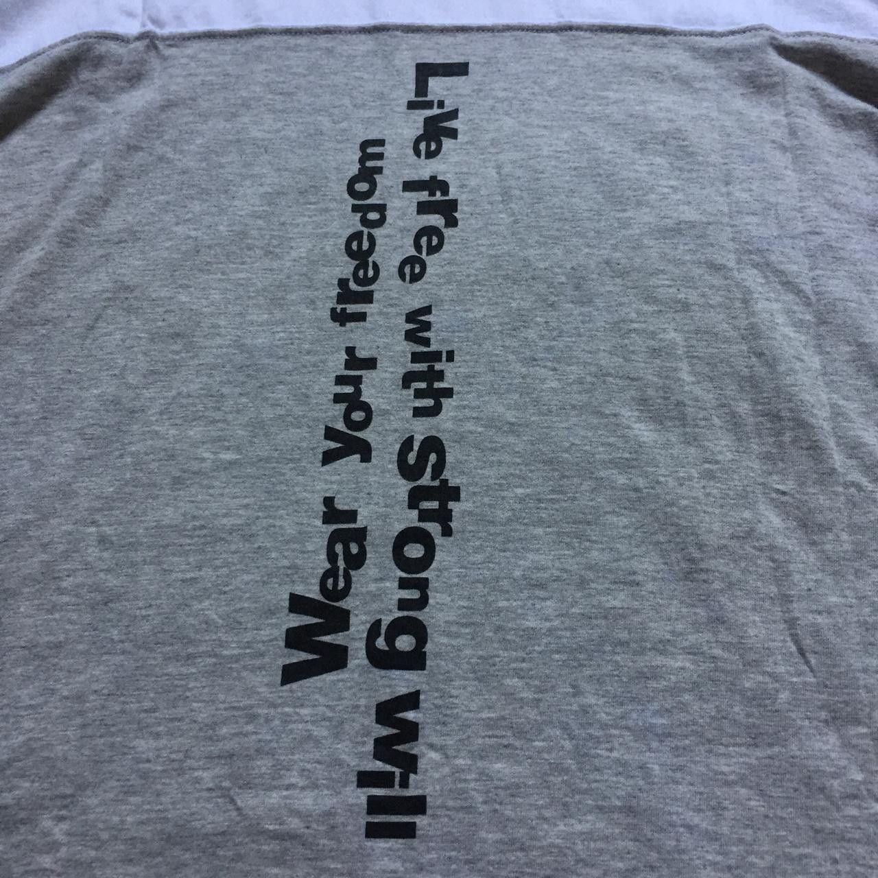 Comme des Garcons × Comme des Garcons Homme Plus Wear Your Freedom Comme Des Garcons Homme Tee 2012 rare Size US M / EU 48-50 / 2 - 2 Thumbnail
