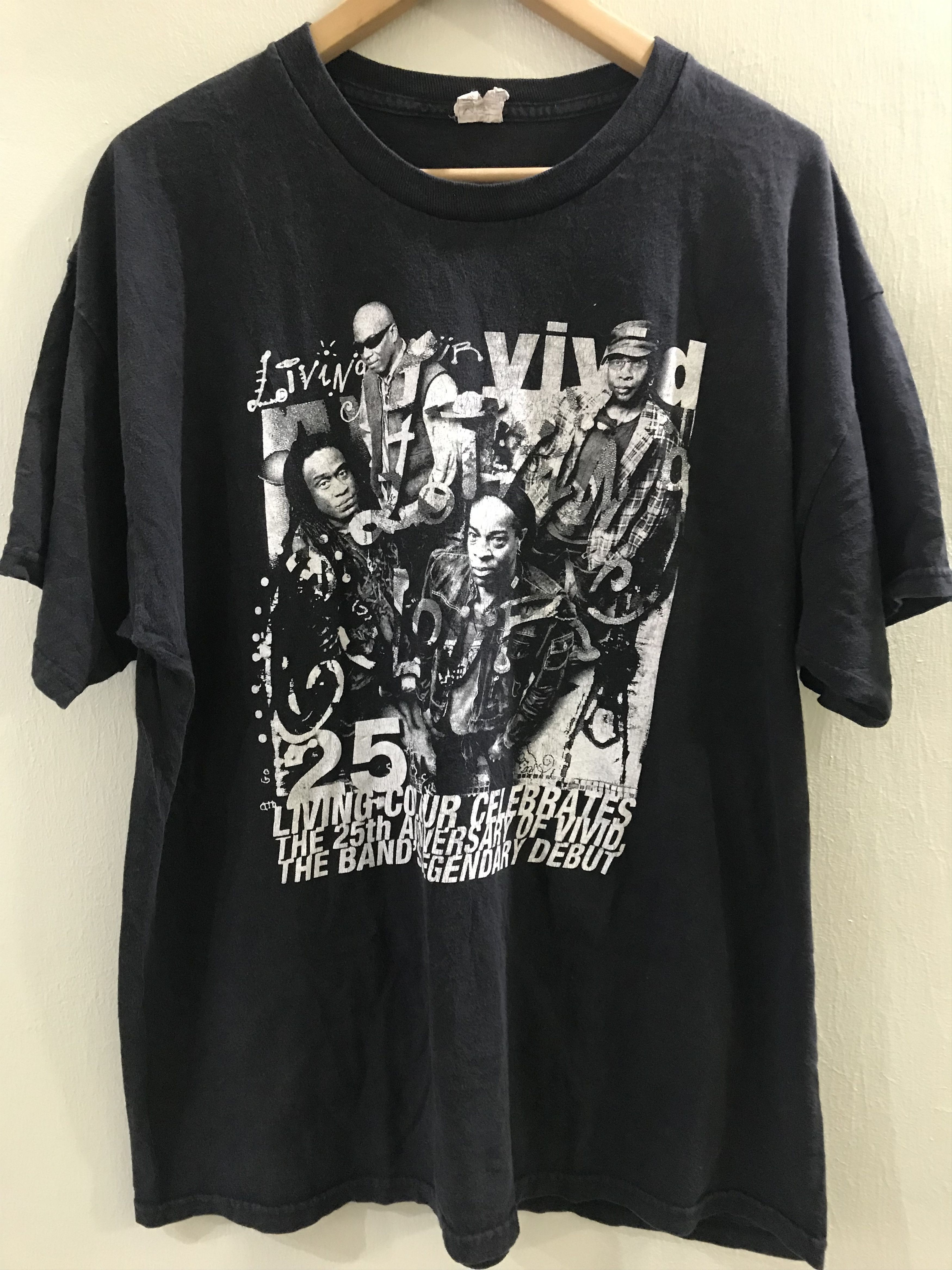 Band Tees LIVING COLOUR THE 25TH ANNIVERSARY OF VIVID TEE SHIRT Size US XL / EU 56 / 4 - 1 Thumbnail