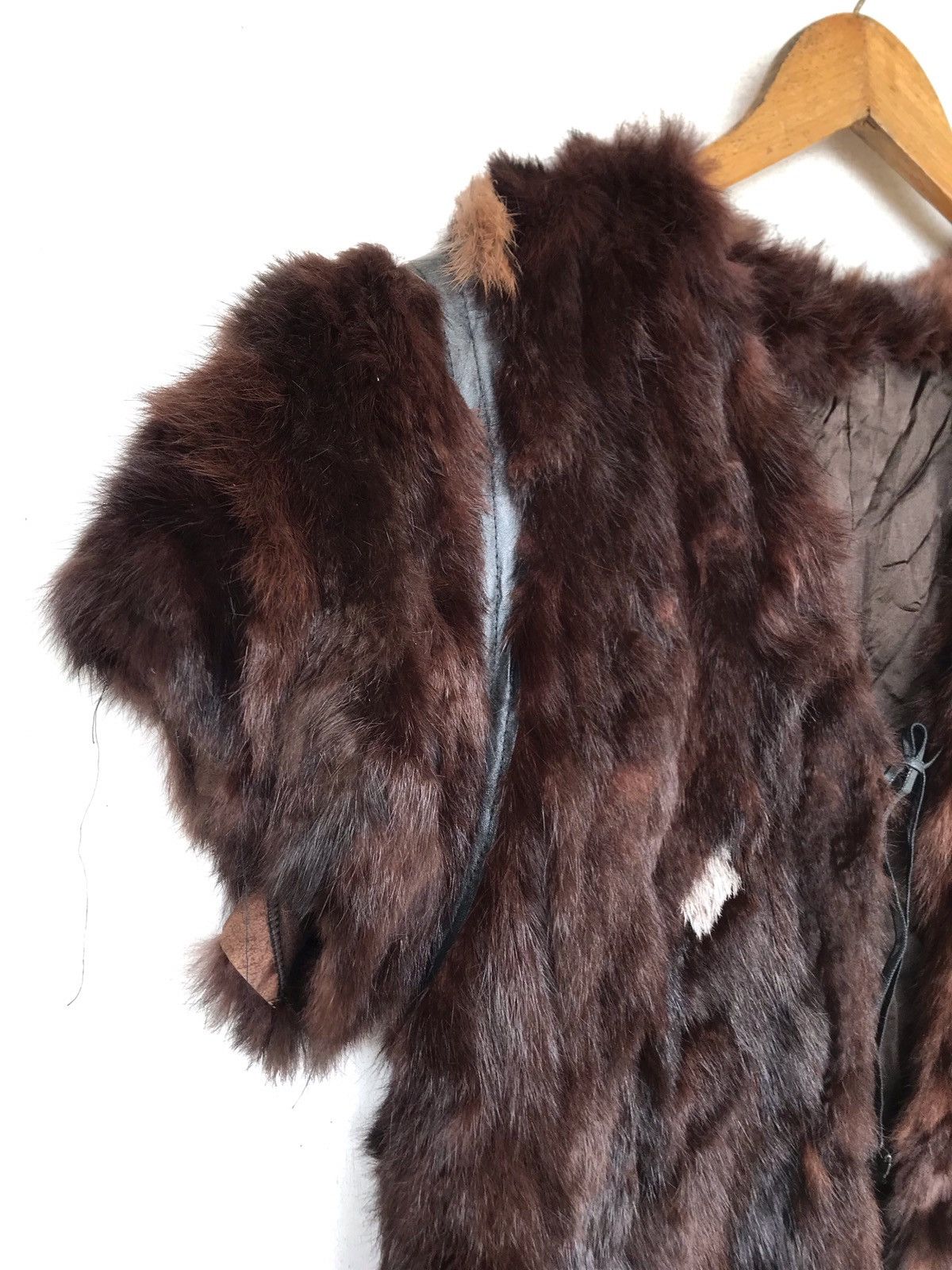 Handmade Vintage Fur jacket by hand made Size US M / EU 48-50 / 2 - 4 Thumbnail