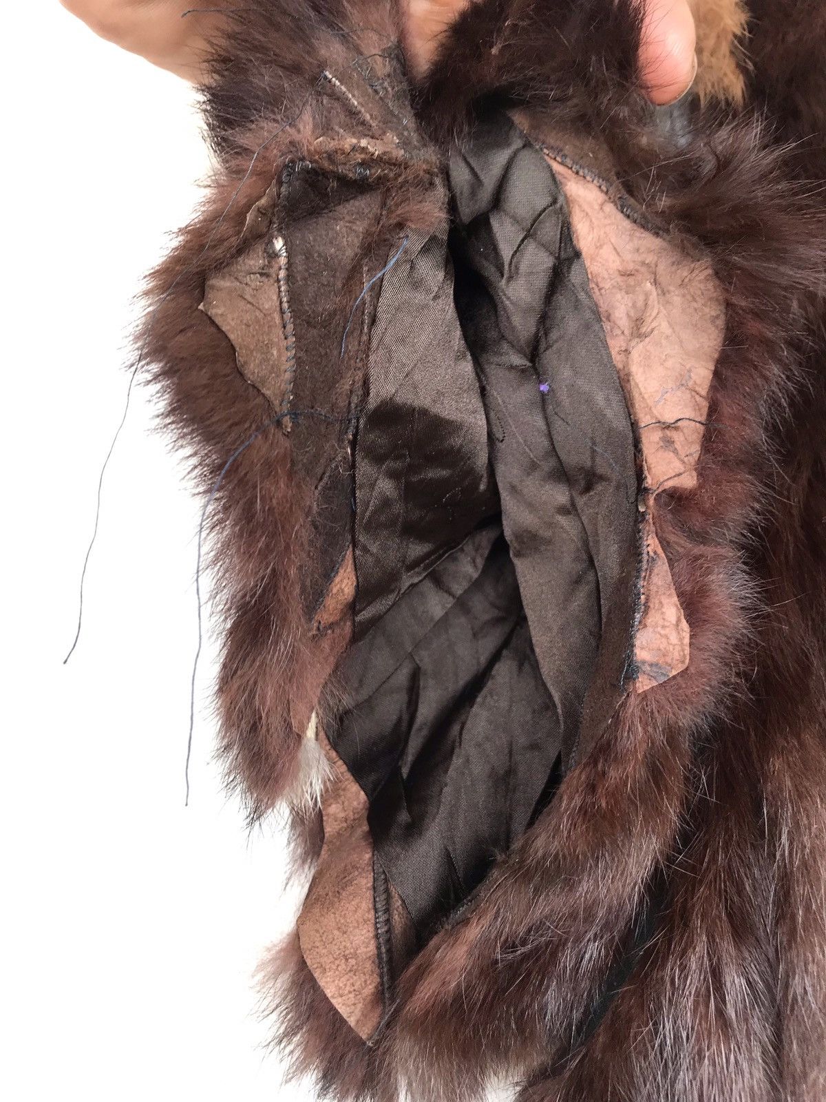 Handmade Vintage Fur jacket by hand made Size US M / EU 48-50 / 2 - 9 Thumbnail