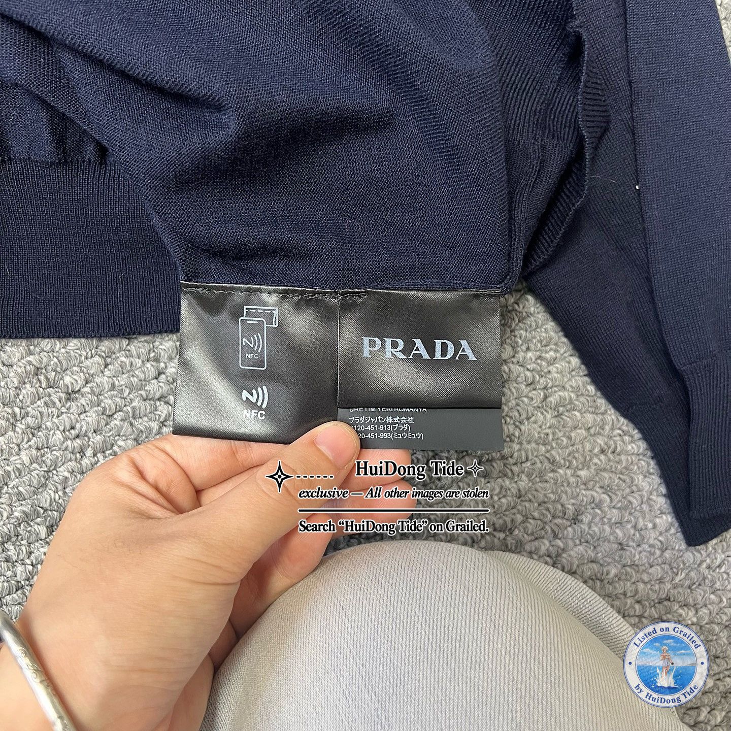 Prada Prada V-Neck Button Cardigan Size 54 Size US L / EU 52-54 / 3 - 5 Thumbnail