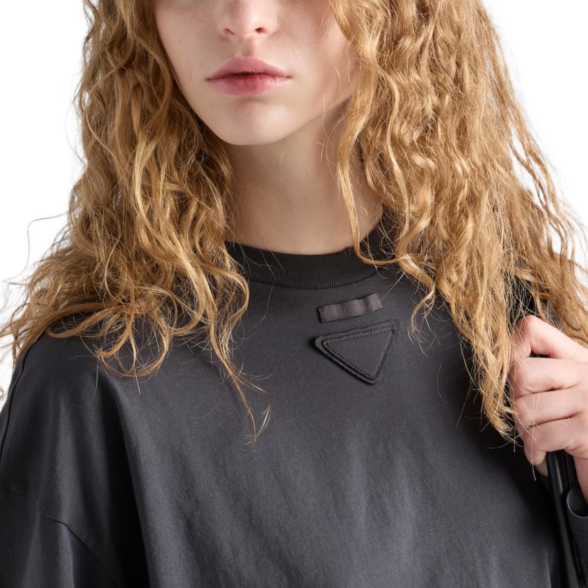 Prada Prada Triangle Logo Long Sleeve T-Shirt Size M Size M / US 6-8 / IT 42-44 - 9 Thumbnail