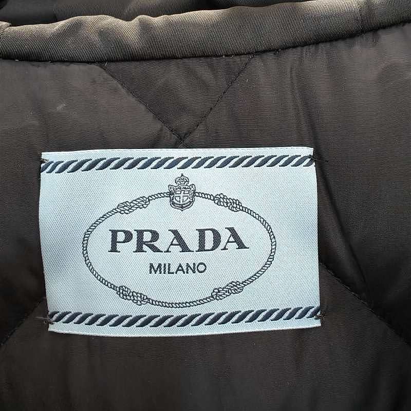 Prada Prada Quilted Logo Hooded Down Jacket Size 38 Size XS / US 0-2 / IT 36-38 - 4 Thumbnail