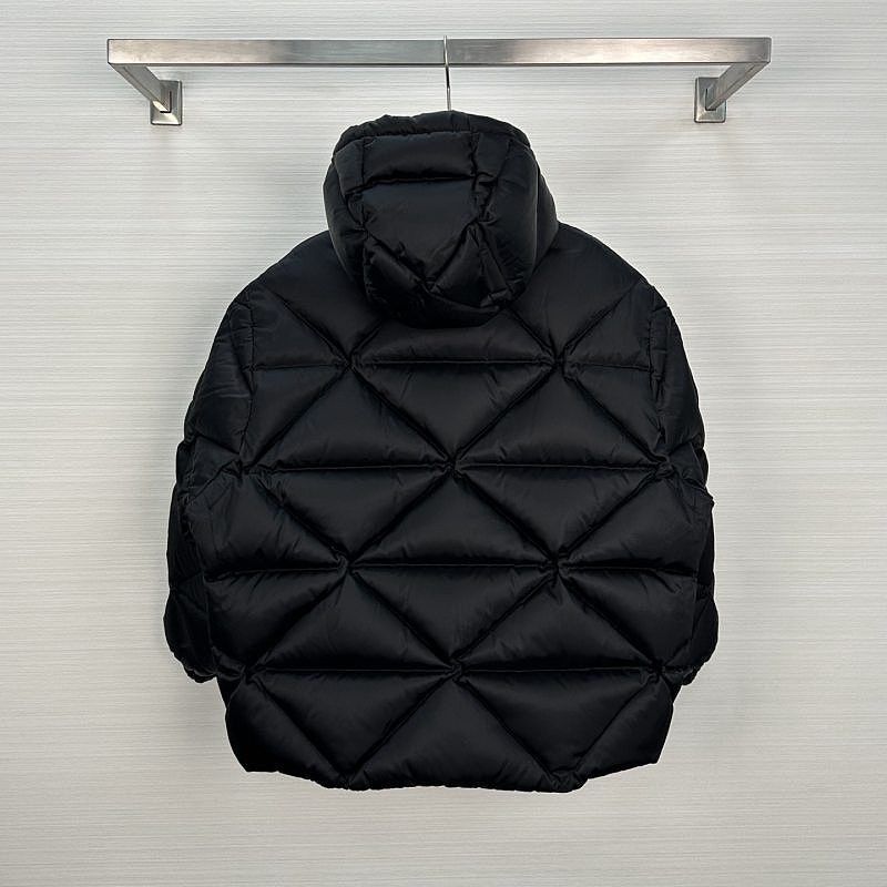 Prada Prada Quilted Logo Hooded Down Jacket Size 38 Size XS / US 0-2 / IT 36-38 - 8 Thumbnail