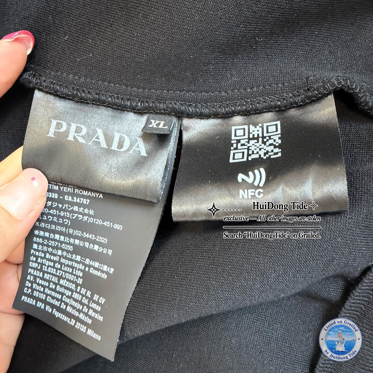 Prada Prada Studded Colorblock Zip Hoodie Size XL Size US XL / EU 56 / 4 - 6 Thumbnail