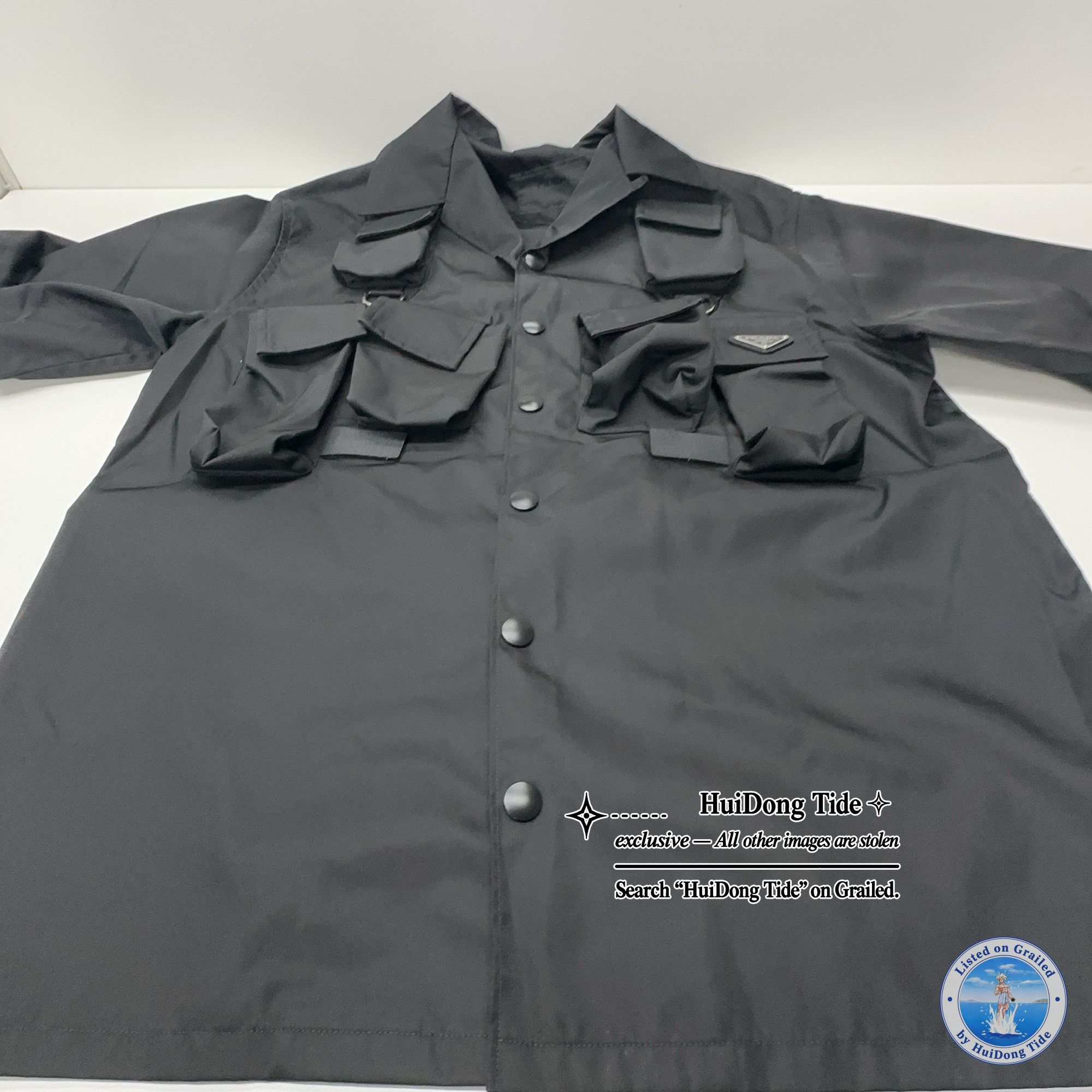Prada Prada Multi Pocket Technical Shirt Size S Size US S / EU 44-46 / 1 - 7 Thumbnail