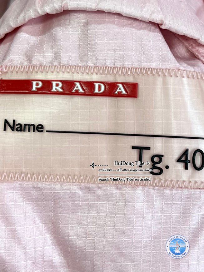 Prada Prada Pink Technical Nylon Jacket Size 40 Size S / US 4 / IT 40 - 4 Thumbnail