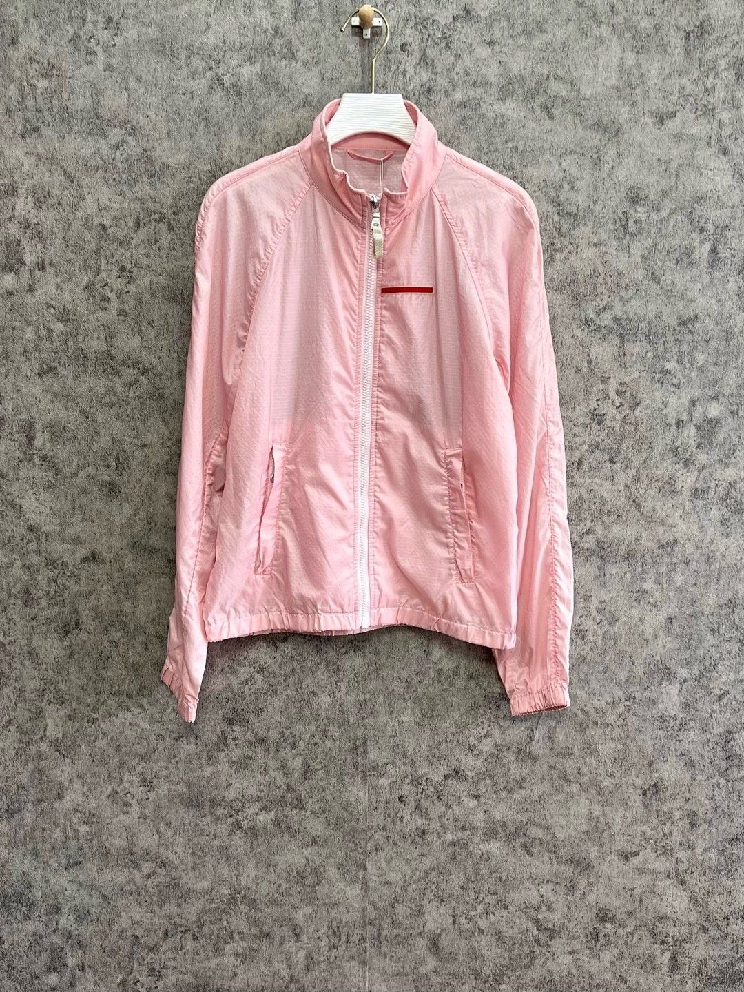 Prada Prada Pink Technical Nylon Jacket Size 40 Size S / US 4 / IT 40 - 2 Thumbnail