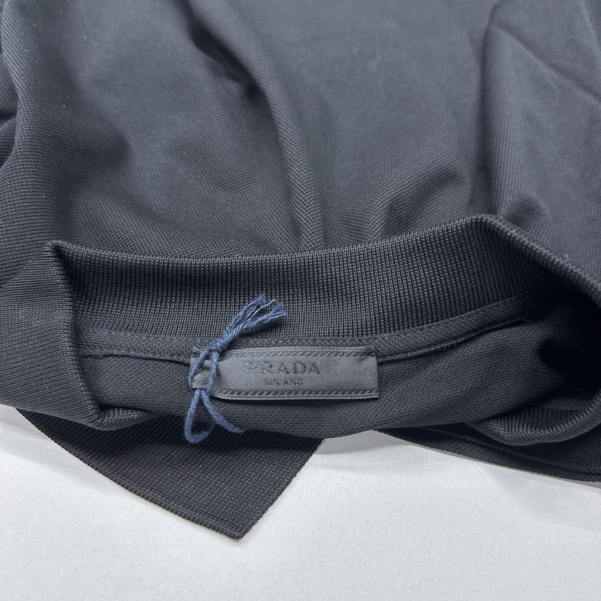 Prada Prada Piquet Long Sleeve Polo Size M Size US M / EU 48-50 / 2 - 4 Thumbnail