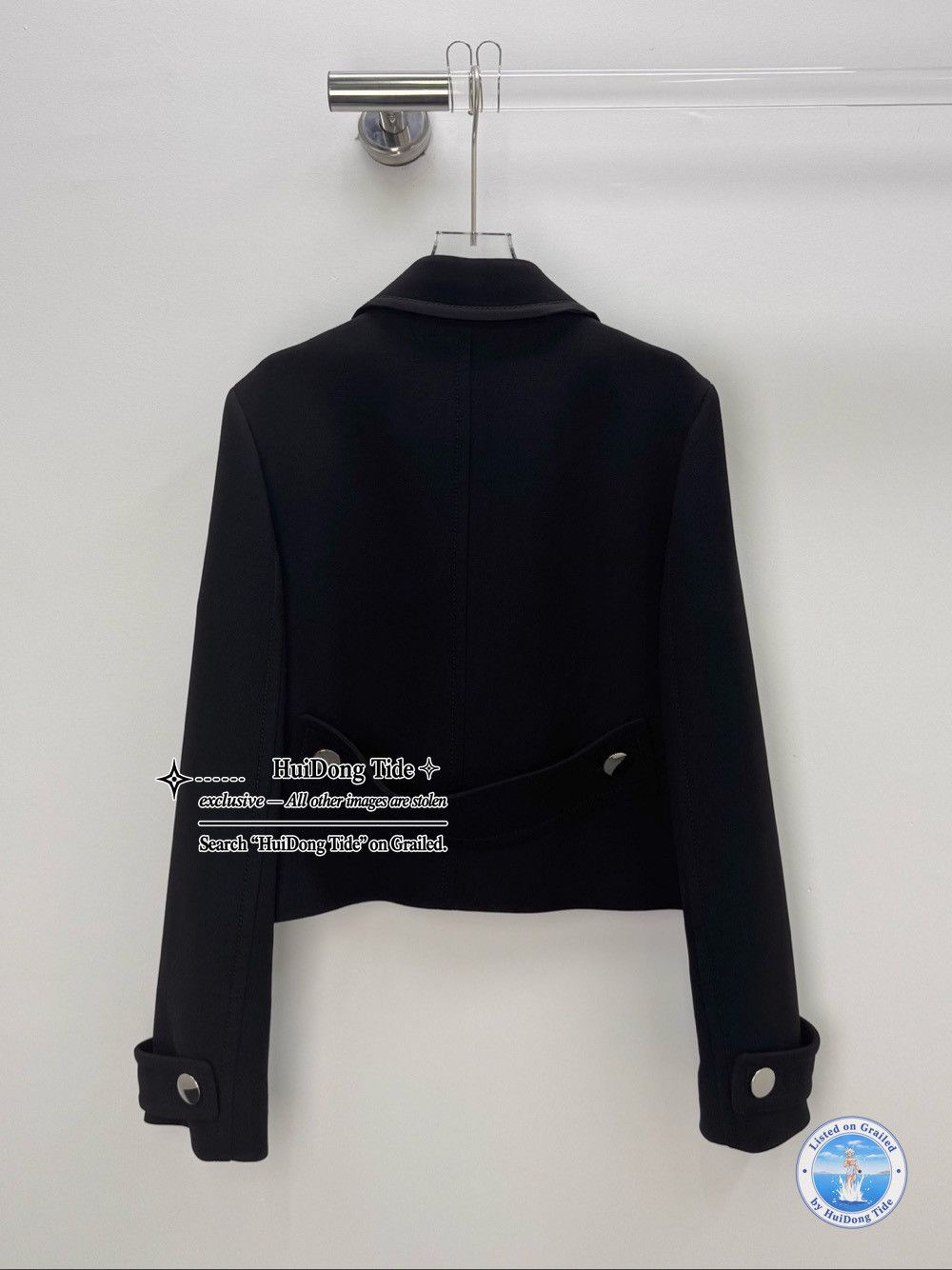 Prada Prada Virgin Wool Bow Detail Jacket Size 44 Size M / US 6-8 / IT 42-44 - 3 Thumbnail